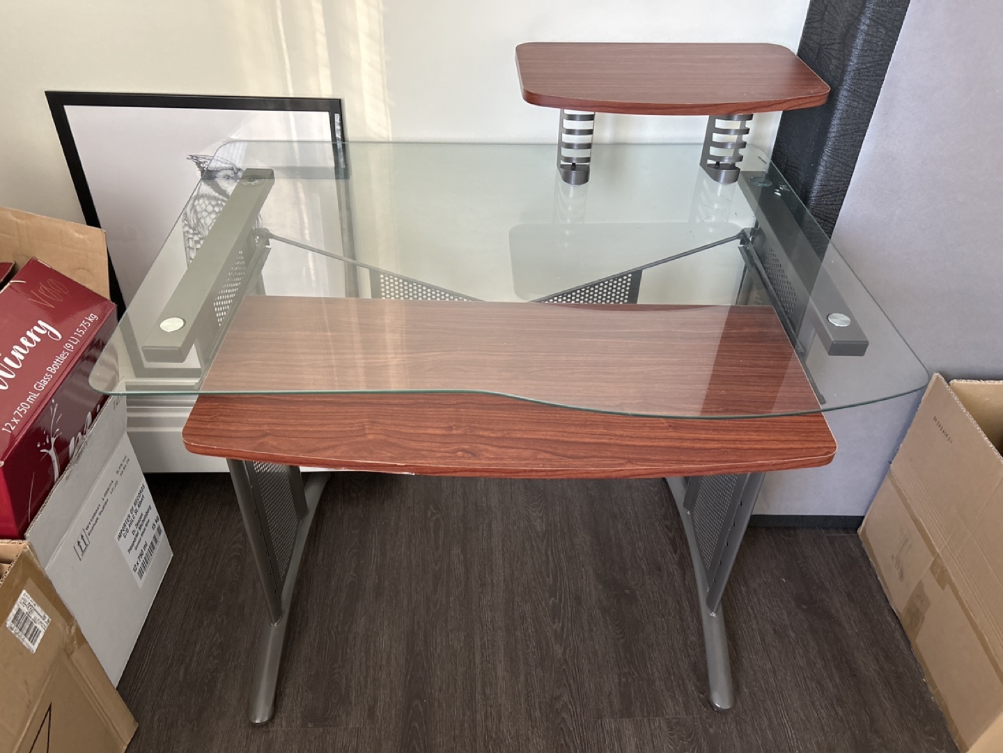 Glass Computer Desk