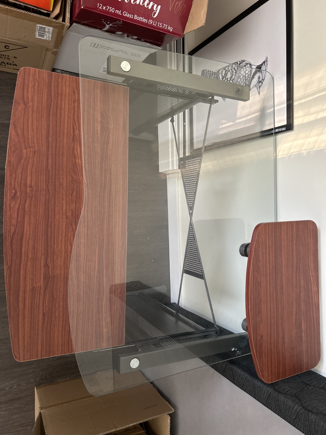 Glass Computer Desk - photo 2