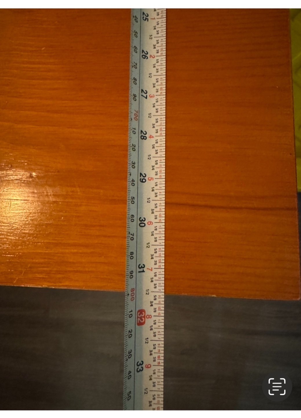 Wooden Table with Black X-Shaped Legs - photo 5