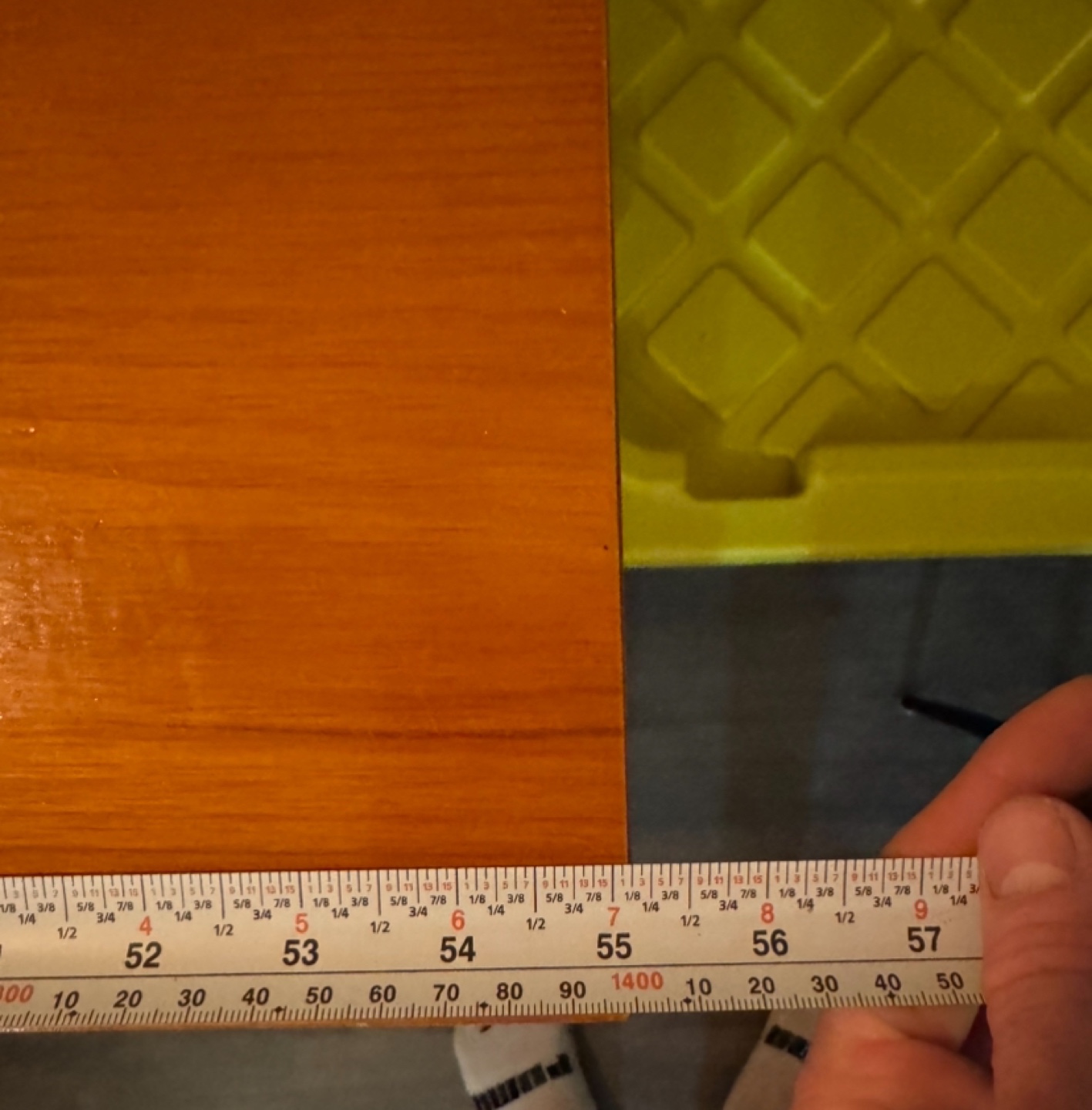 Wooden Table with Black X-Shaped Legs - photo 4