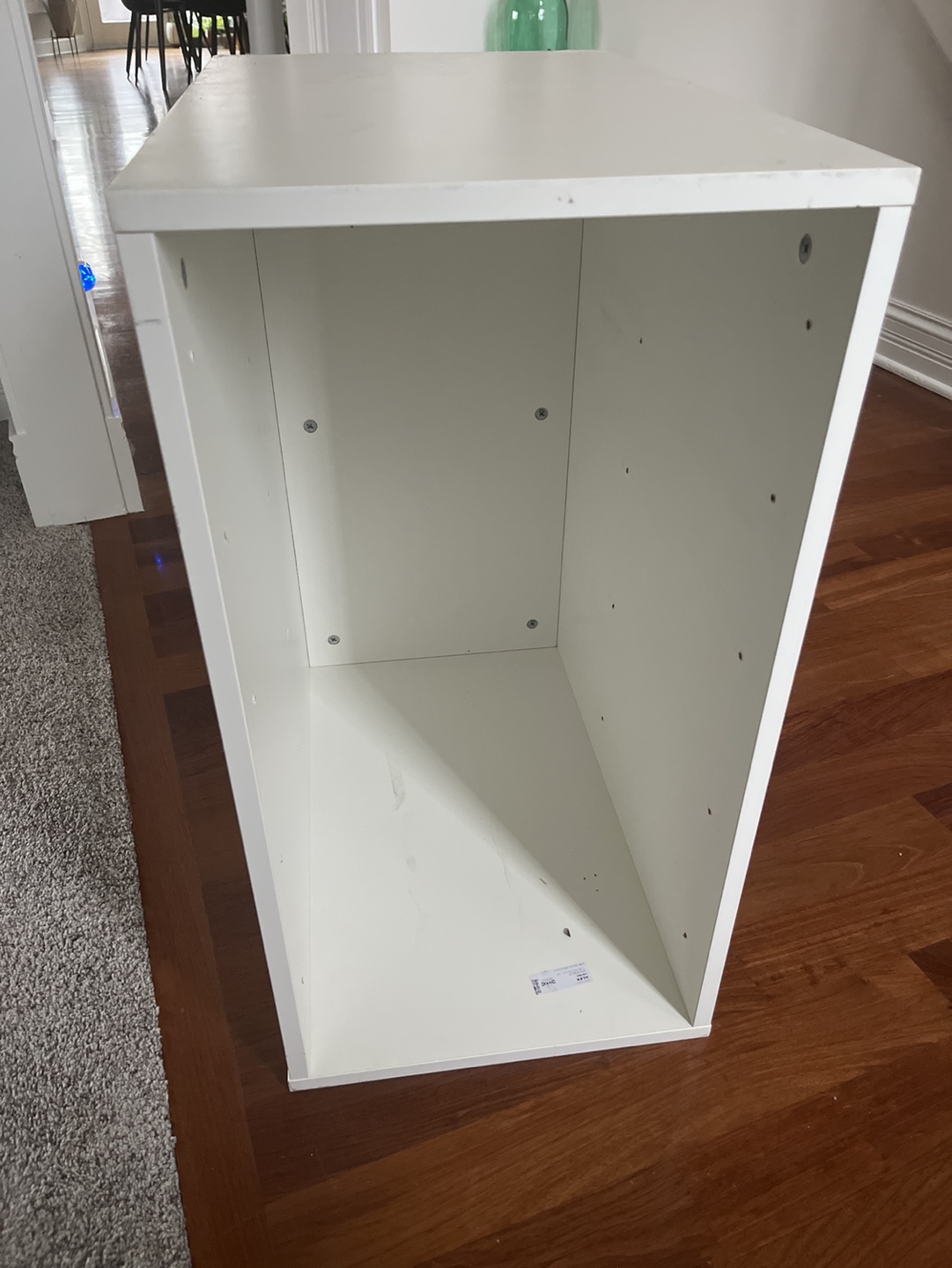 White IKEA Kallax Shelf Unit