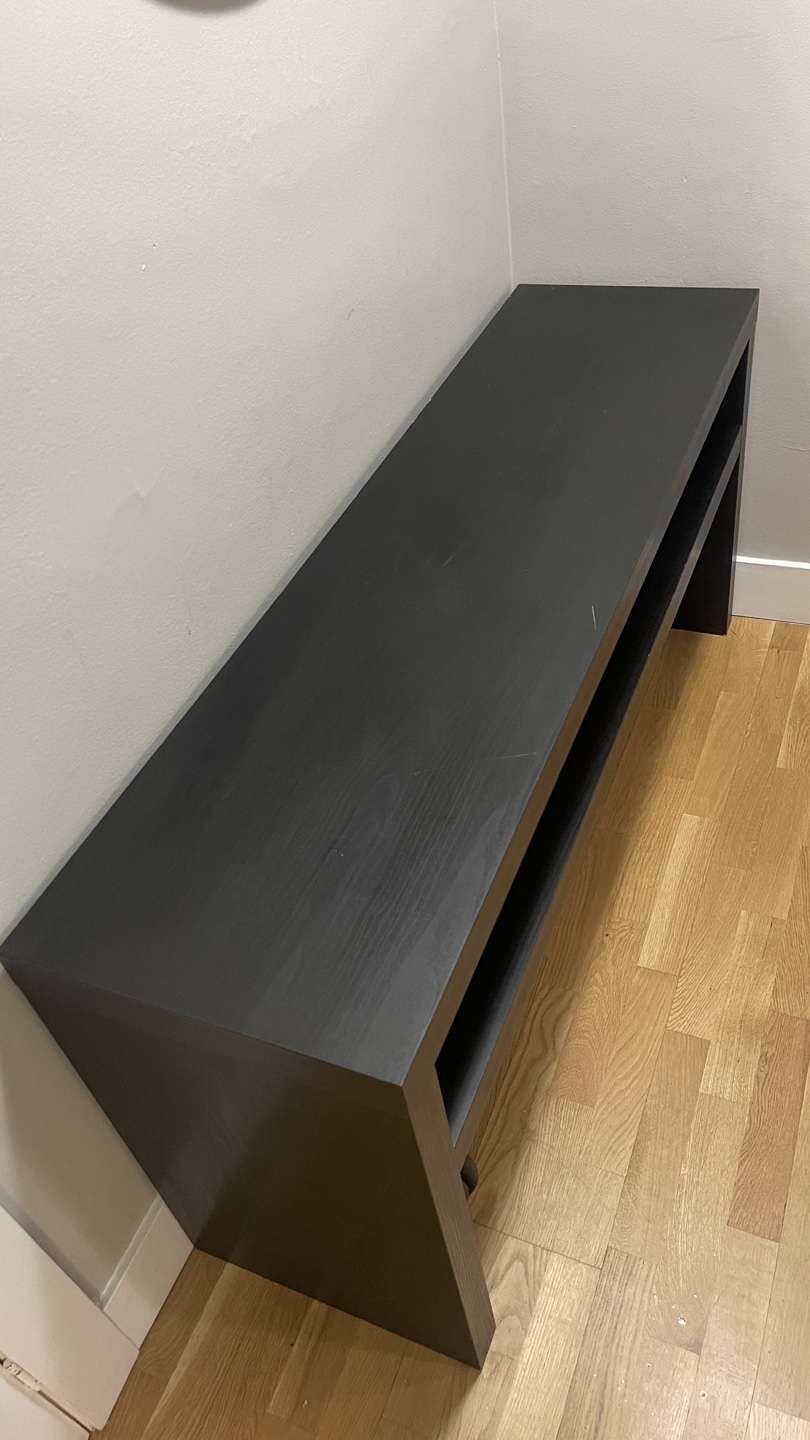 IKEA Black TV Stand/console