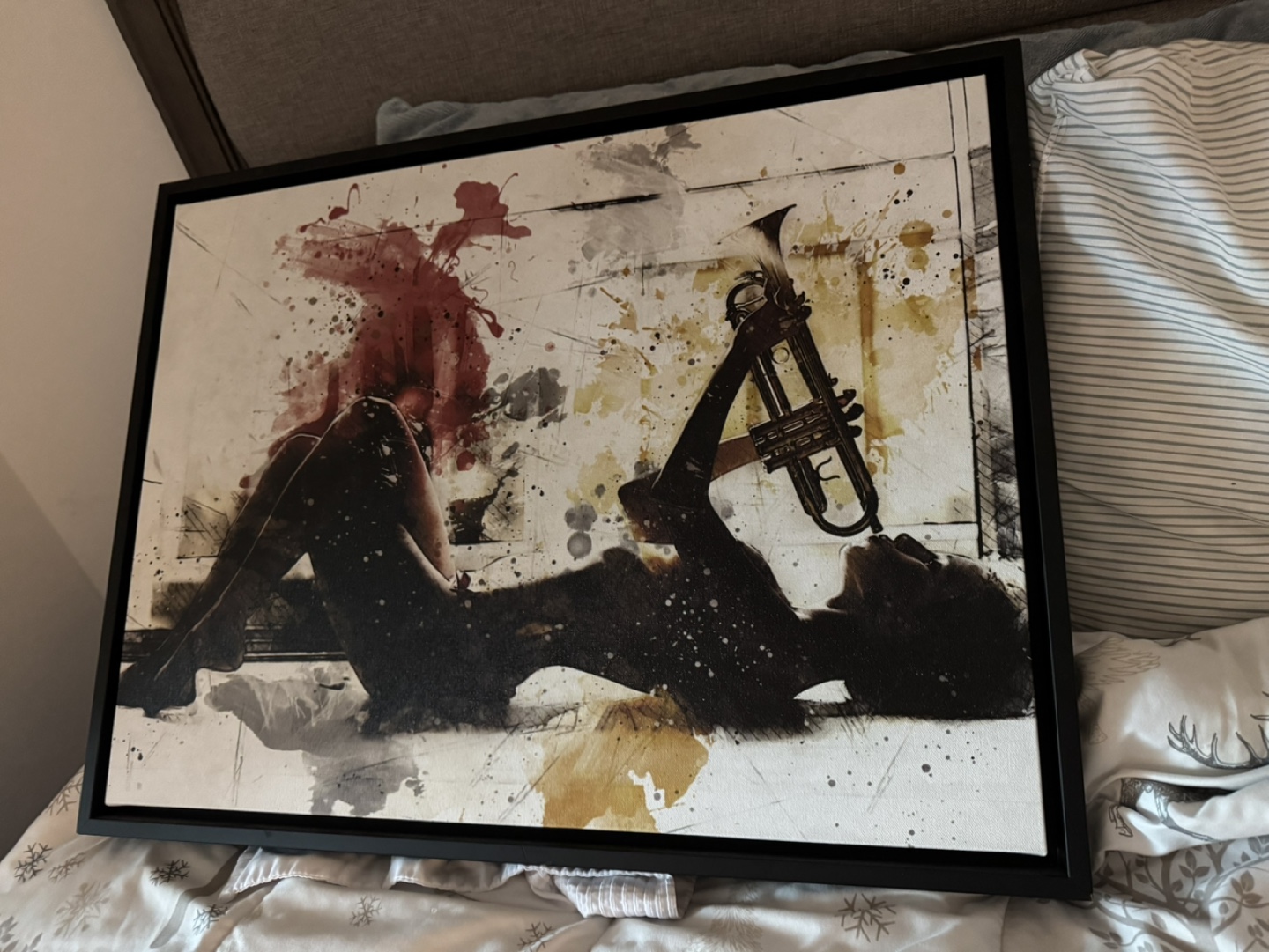 Large Framed Canvas Wall Art