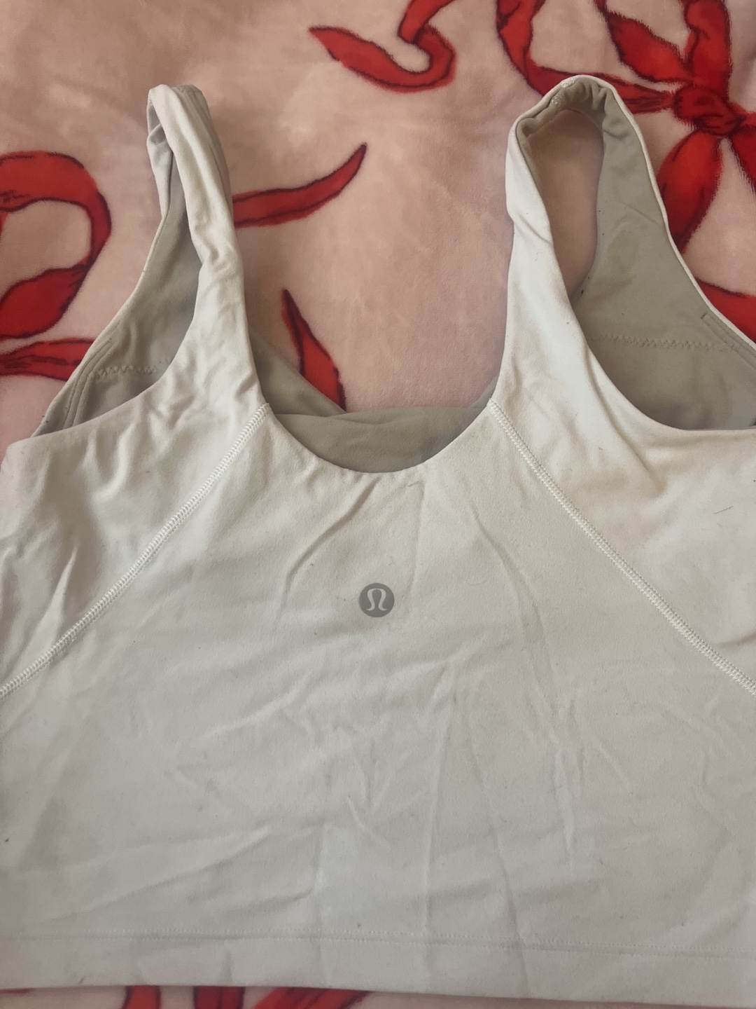 Lululemon white tank top