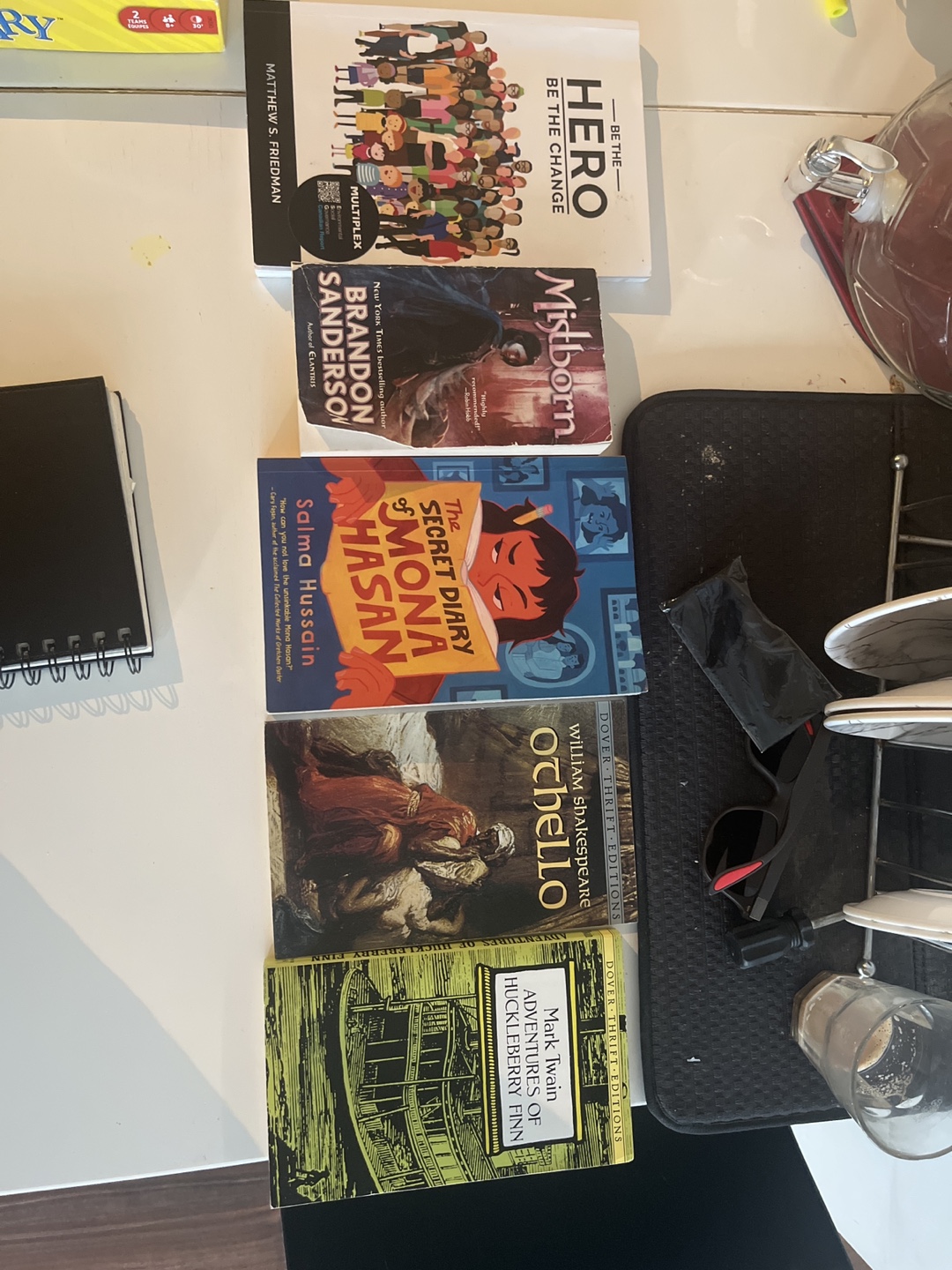 5 Paperback Books