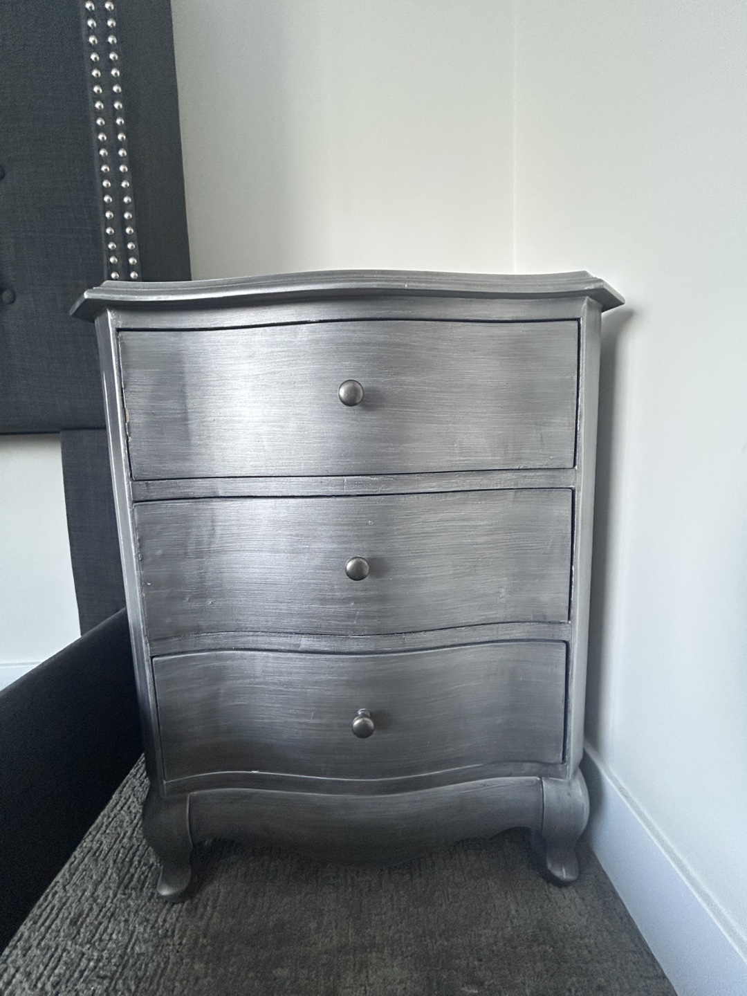 Silver Nightstand Set X2 OBO! - photo 3