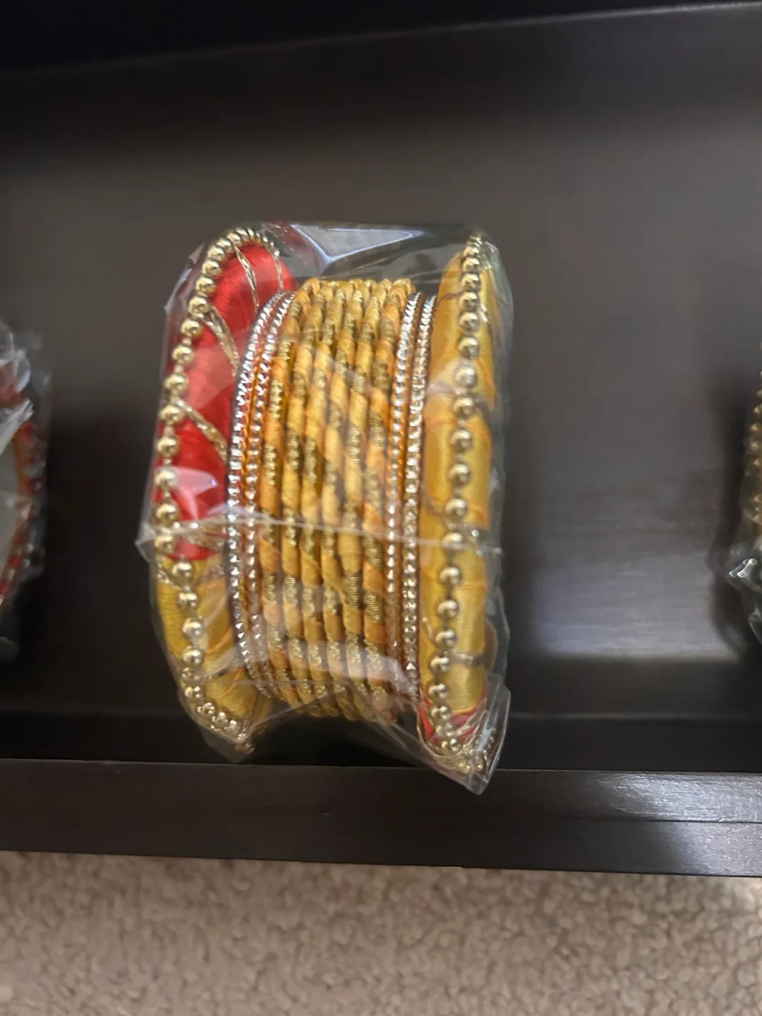 Set of 3 Silk Thread Bangles image indicator(3)