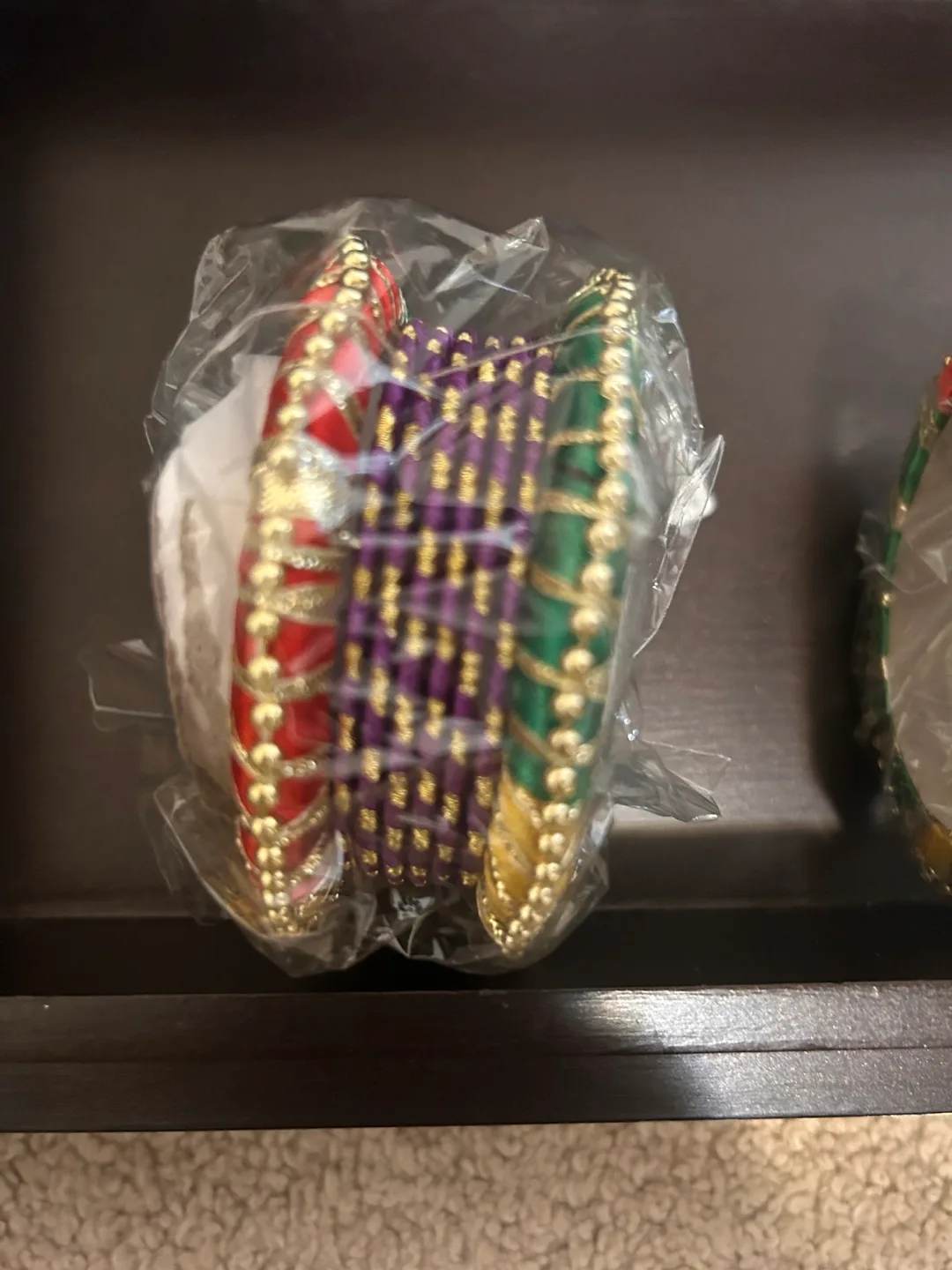 Set of 3 Silk Thread Bangles image indicator(4)