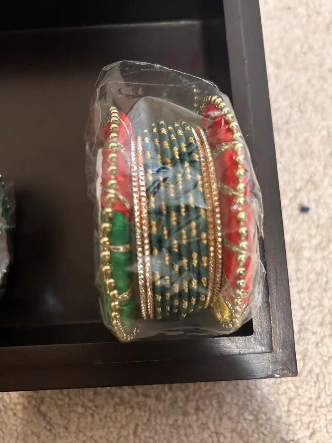 Set of 3 Silk Thread Bangles image indicator(2)