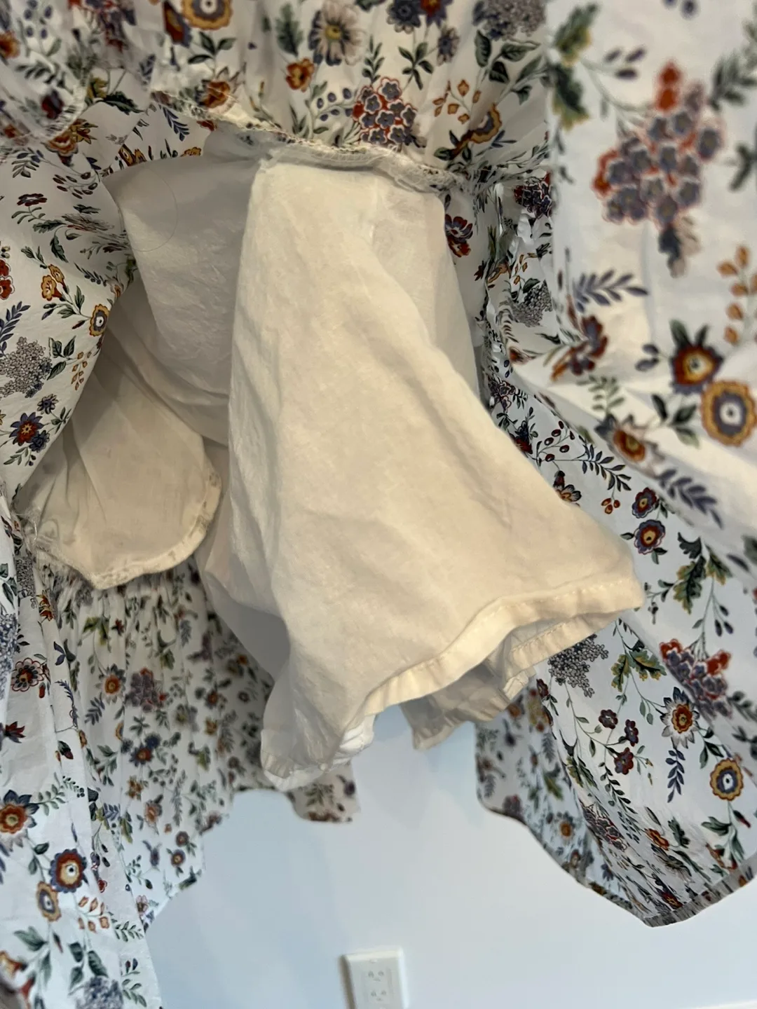 English Factory Long-Sleeve Pintuck Smocked Mini Dress medium image indicator(7)