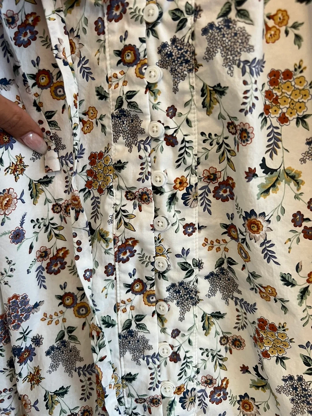 English Factory Long-Sleeve Pintuck Smocked Mini Dress medium image indicator(6)