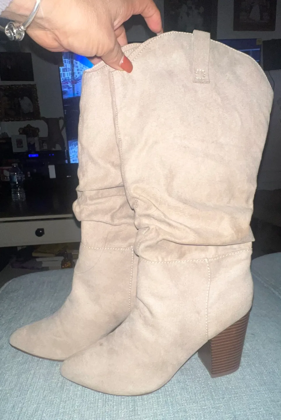 Kohl's Women's Slouchy Suede Boots image indicator(2)