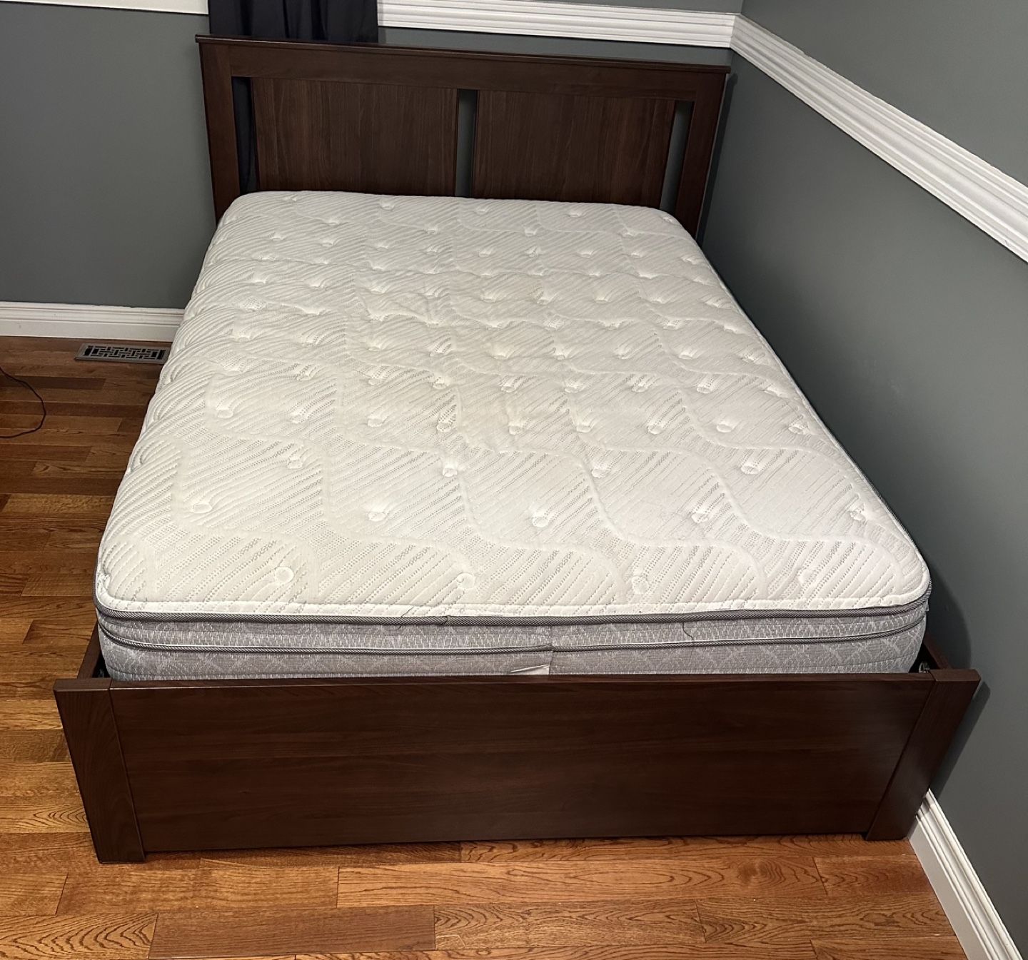 Bed Frame - Double, with mattress