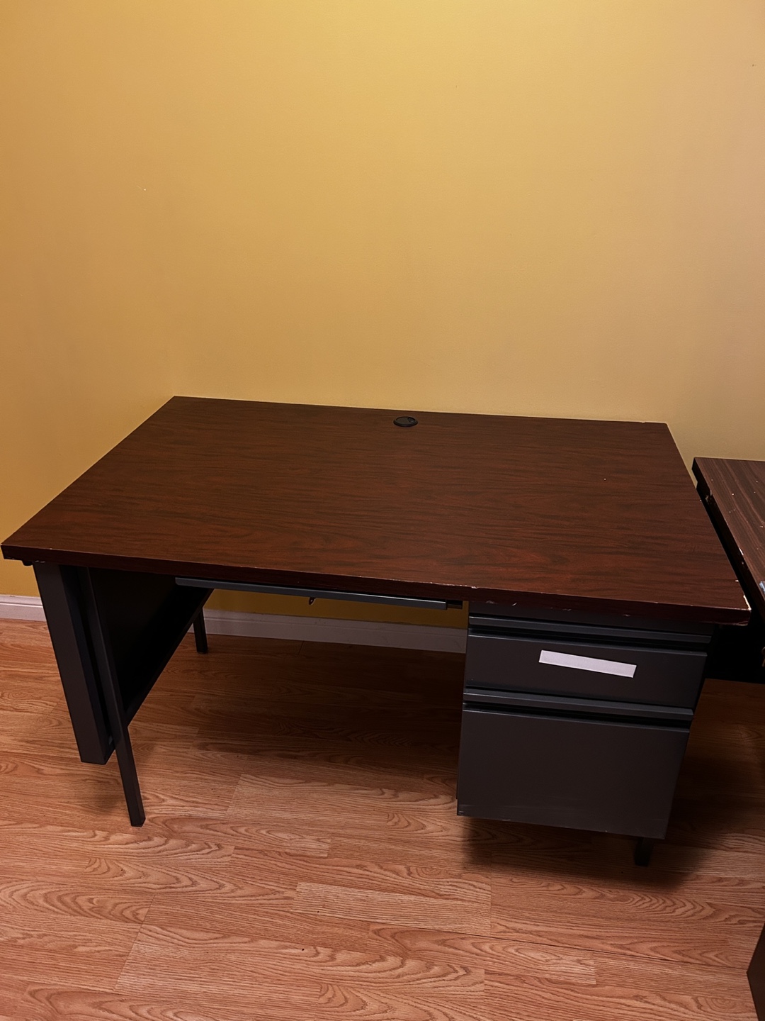 Metal Office Desk with Drawer