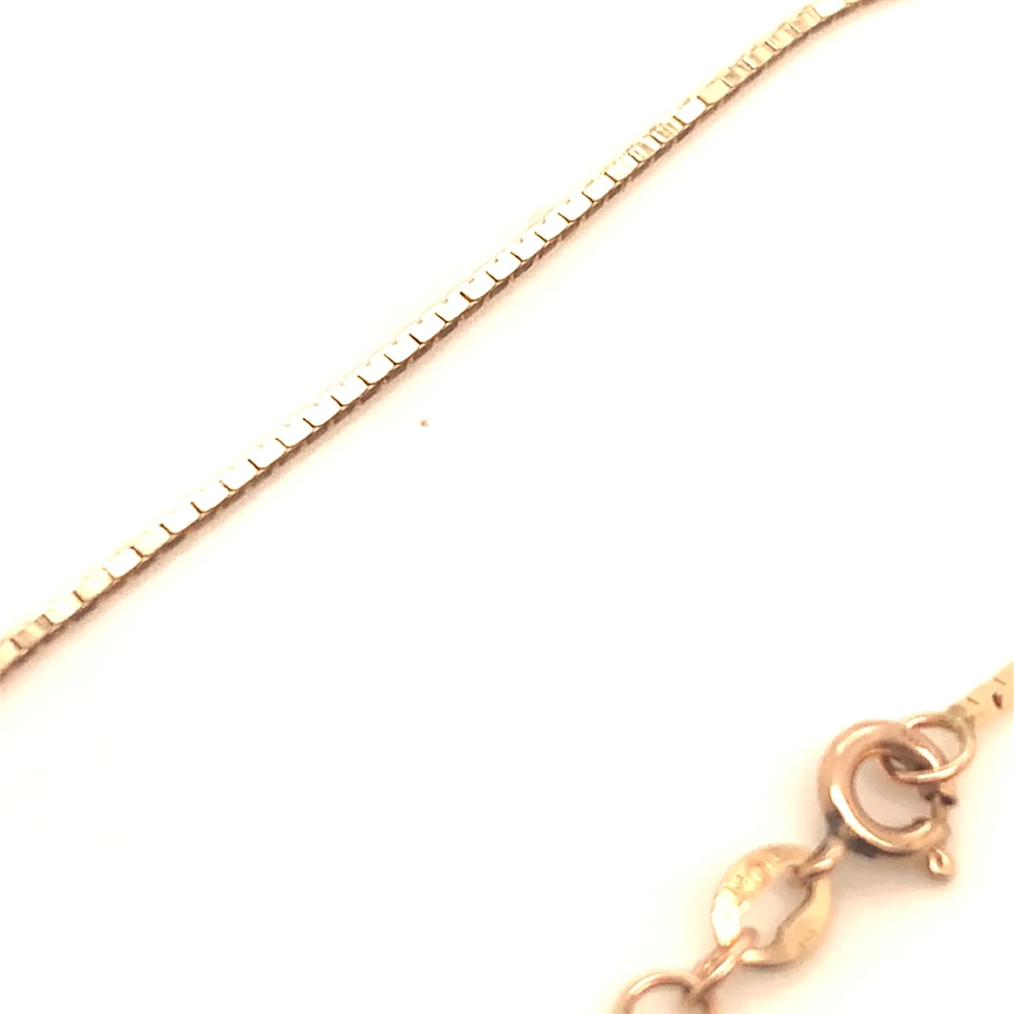 10k Gold Chain bracelet  7 inches image indicator(3)