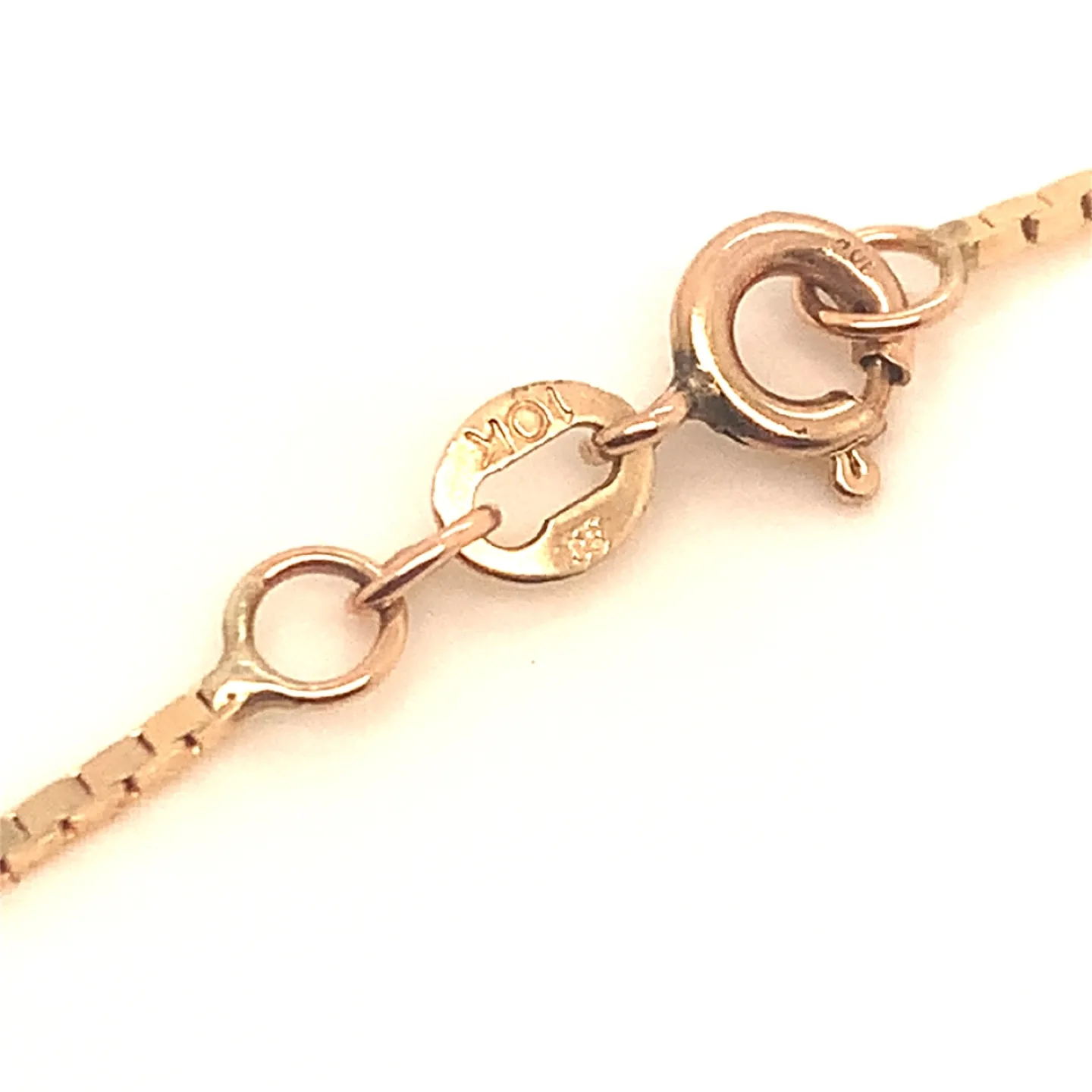 10k Gold Chain bracelet  7 inches image indicator(5)
