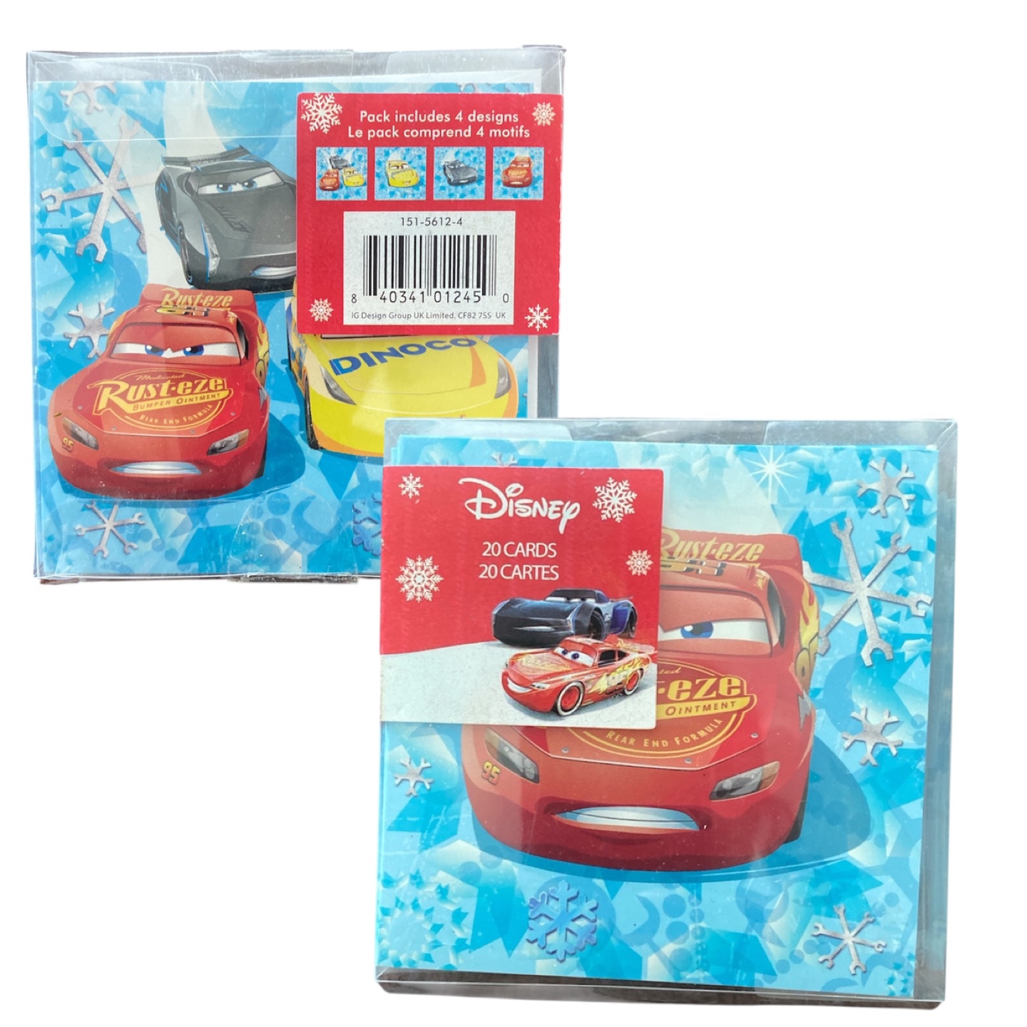 Disney Cars Christmas Cards - 20 Pack🧡 - photo 3