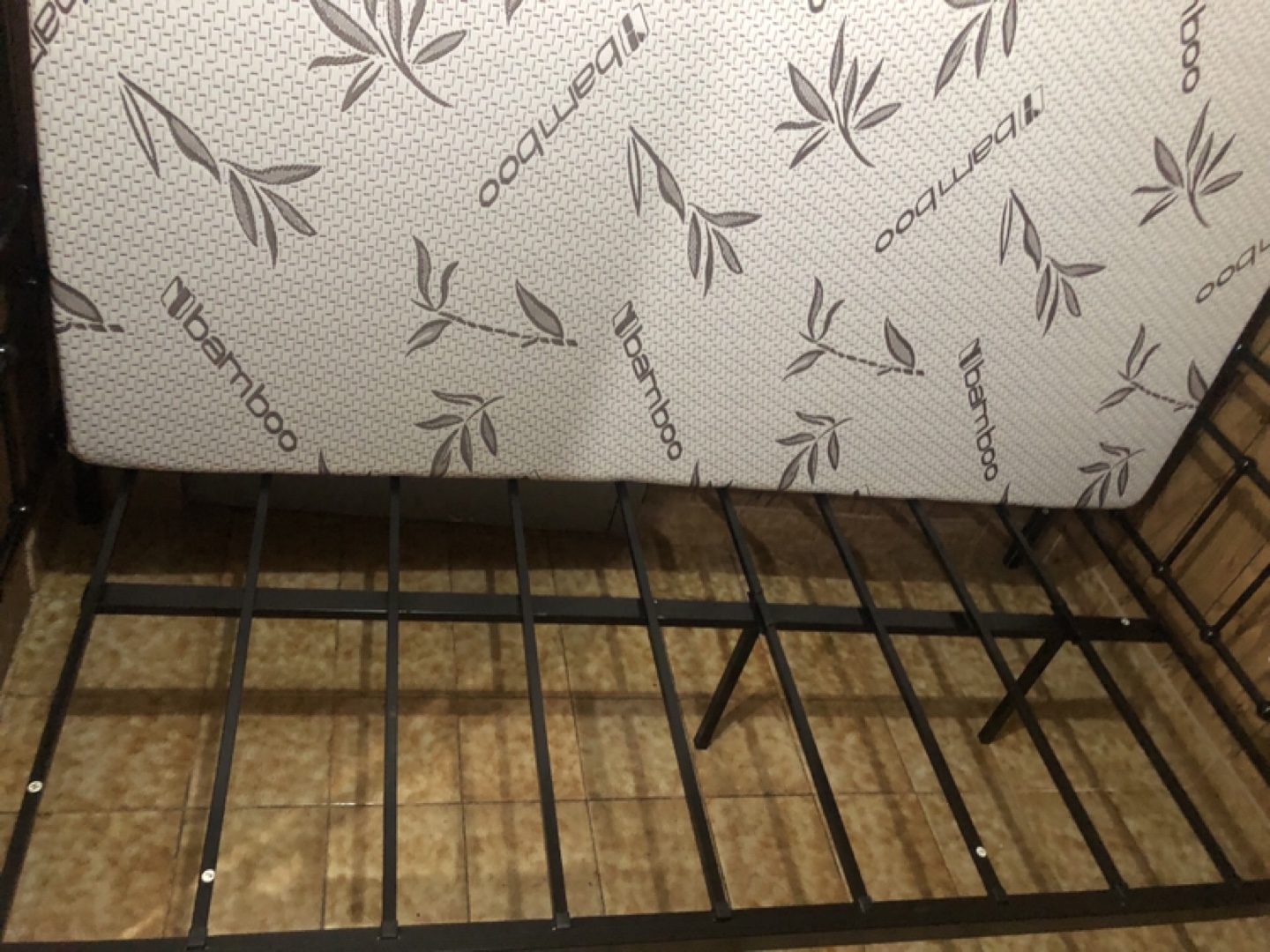Black Metal Bed Frame - photo 2