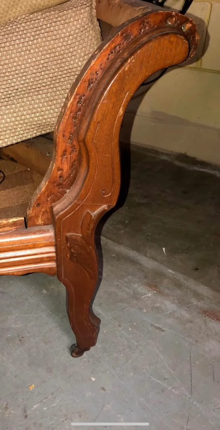 Antique Walnut Sofa Frame image indicator(3)