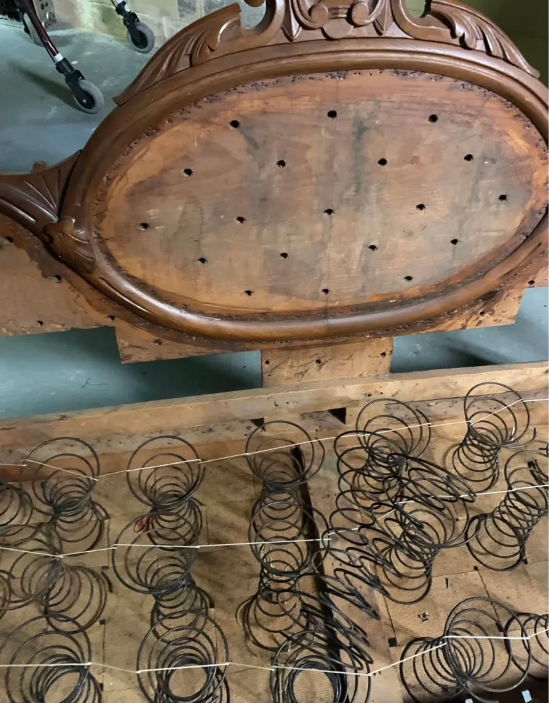 Antique Walnut Sofa Frame image indicator(2)