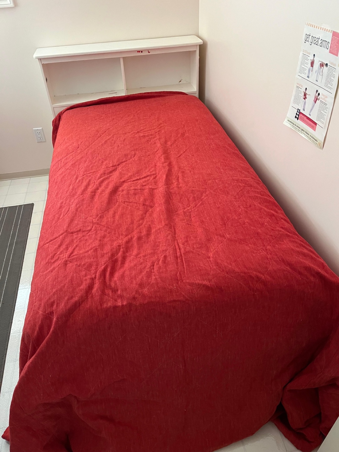 One twin bed with mattress - photo 3