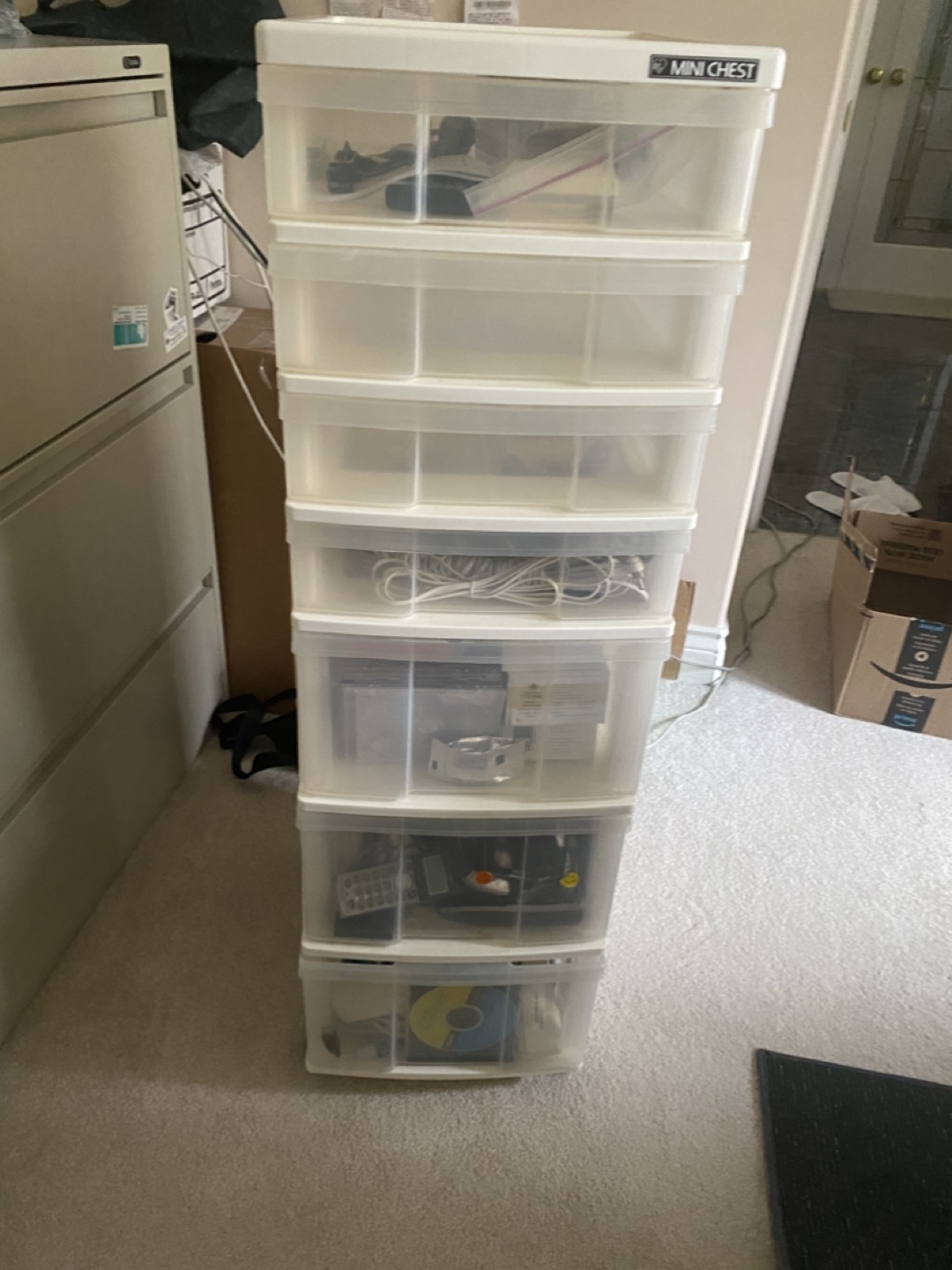 7-drawer storage tower