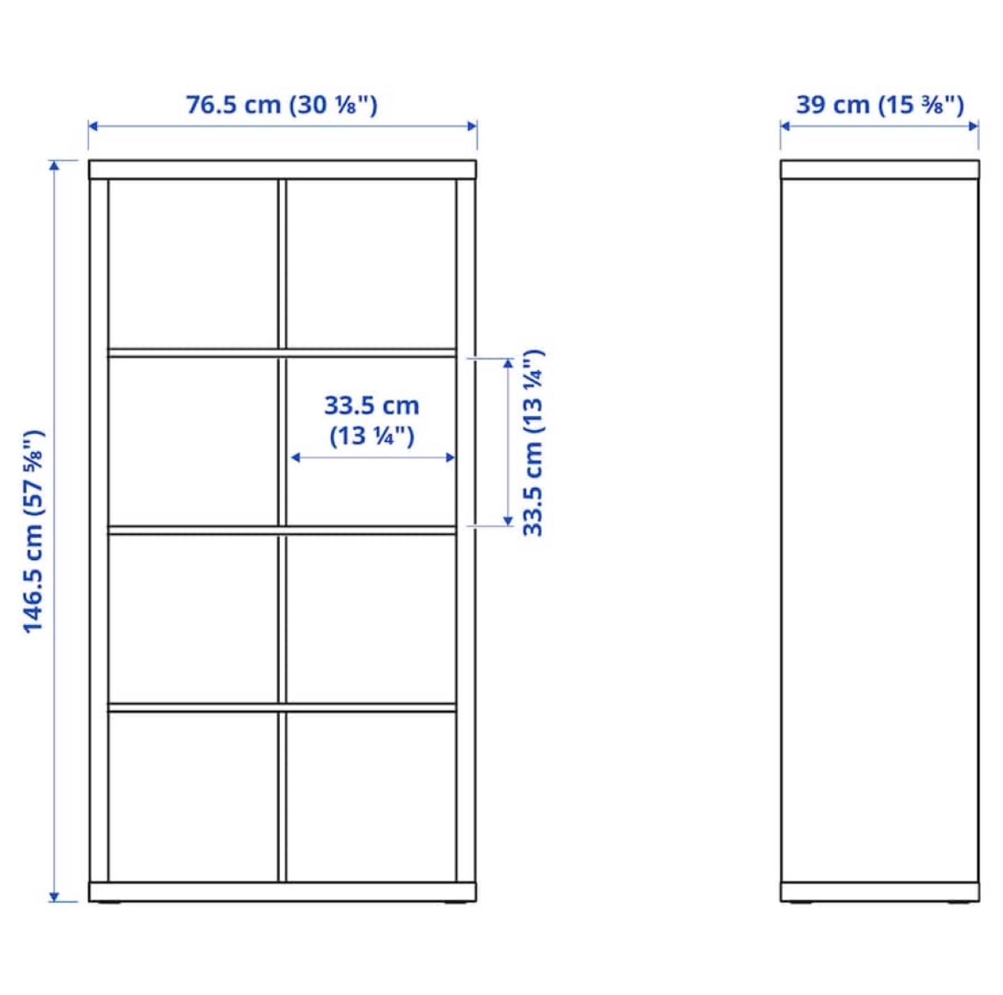 Black IKEA Kallax - photo 2