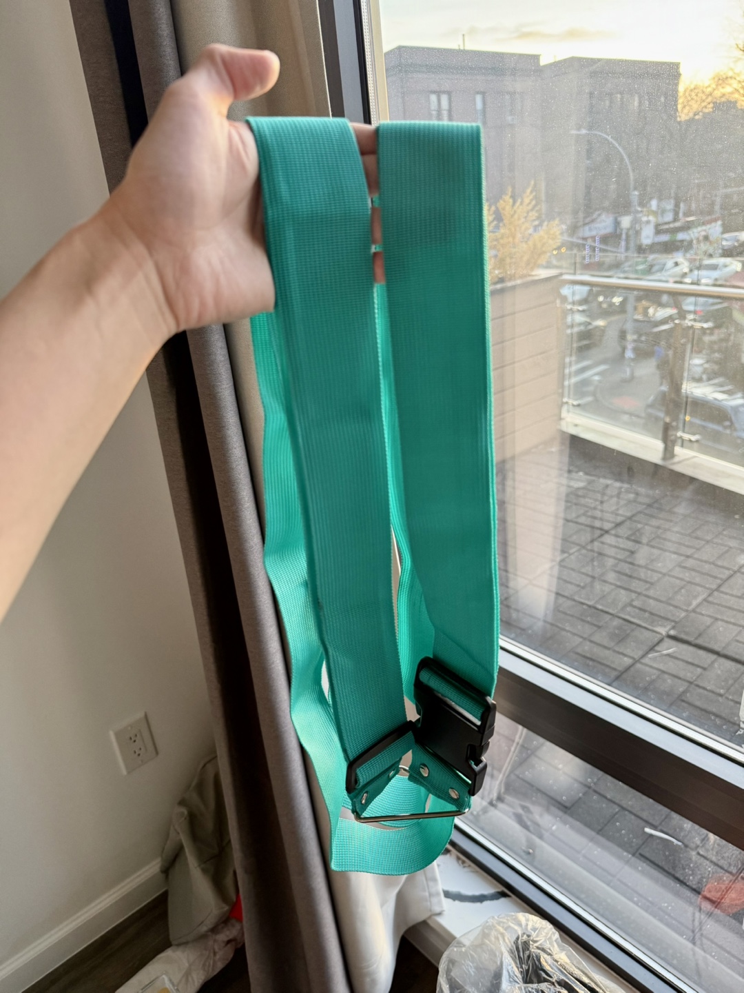 Turquoise Luggage Strap - photo 3
