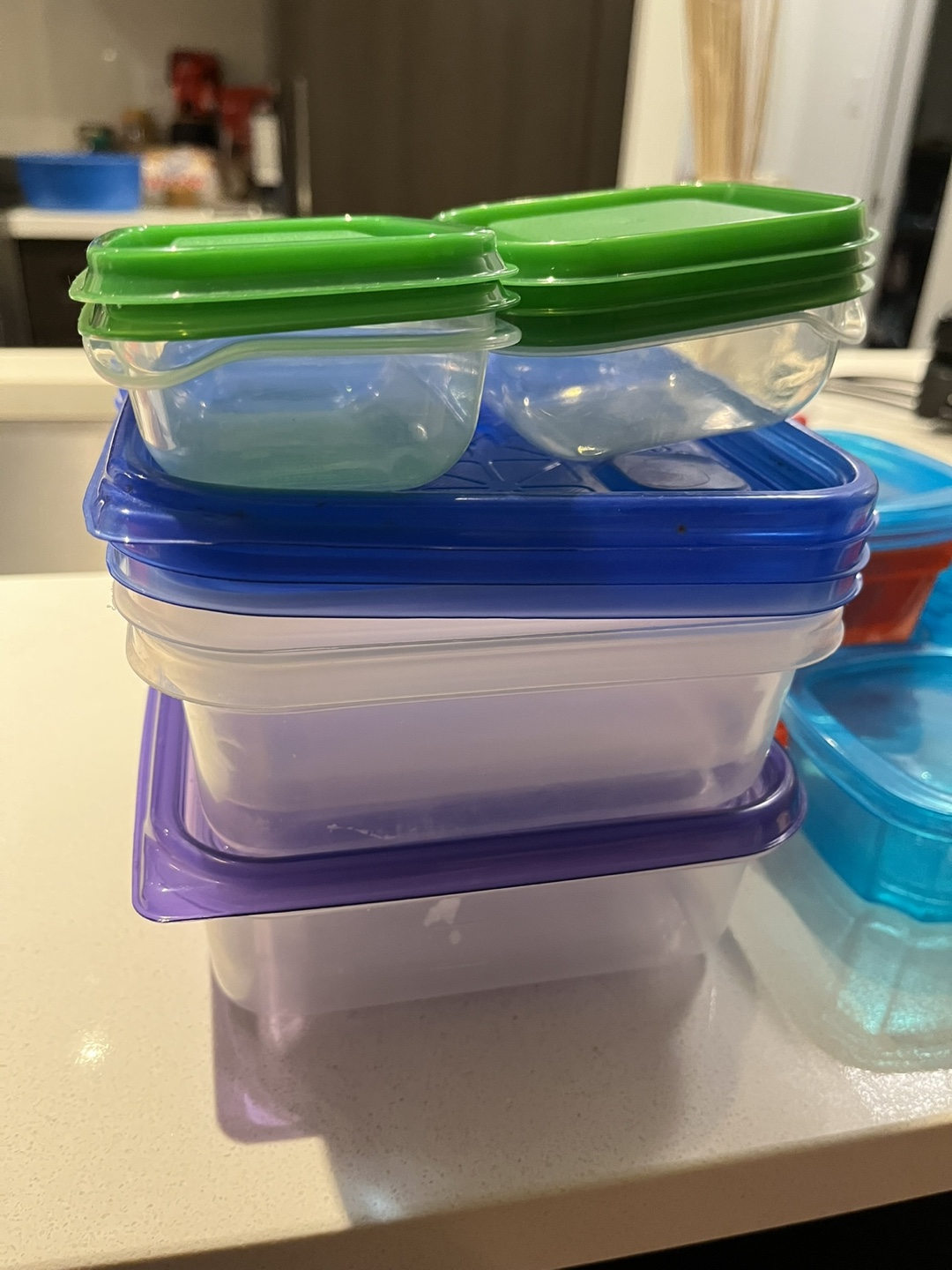Pyrex & Other Storage Containers and Ice Cube Trays