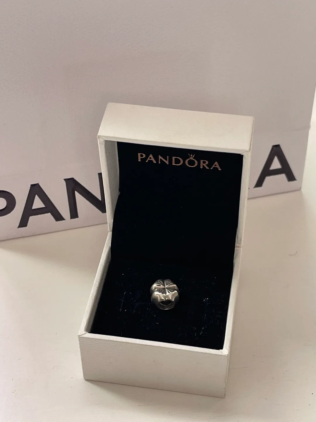 Pandora Flower silver 925 ALE charm, rare and retired! image indicator(3)