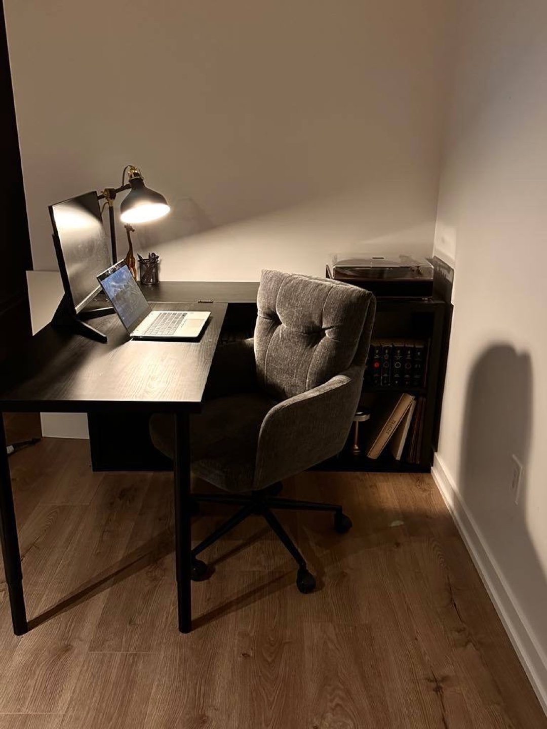 KALLAX/LAGKAPTEN Shelf Unit with Desk for Sale