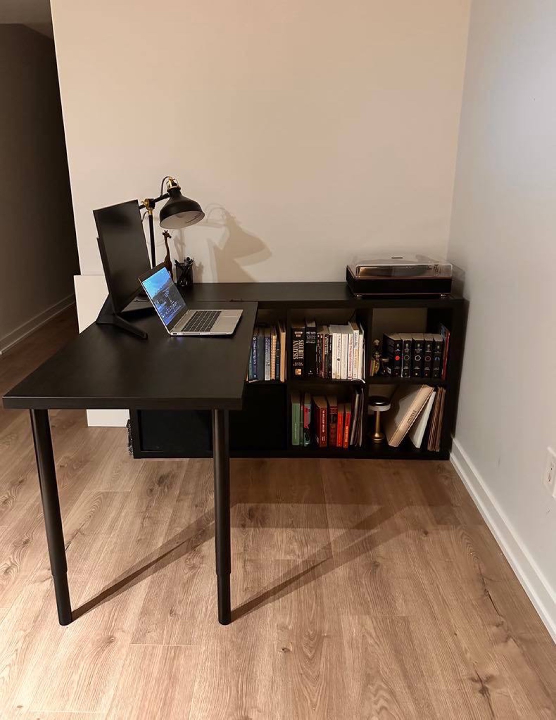 KALLAX/LAGKAPTEN Shelf Unit with Desk for Sale - photo 4