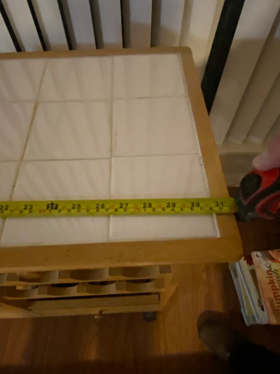 Kitchen Serving Cart with Tile Top image indicator(2)