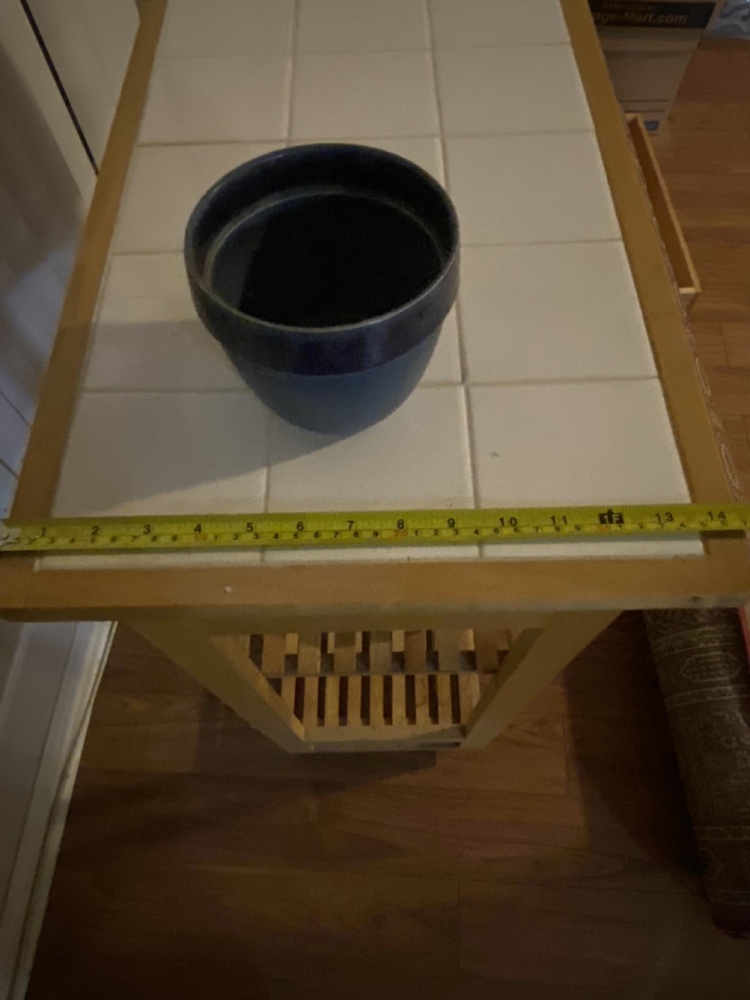 Kitchen Serving Cart with Tile Top - photo 4