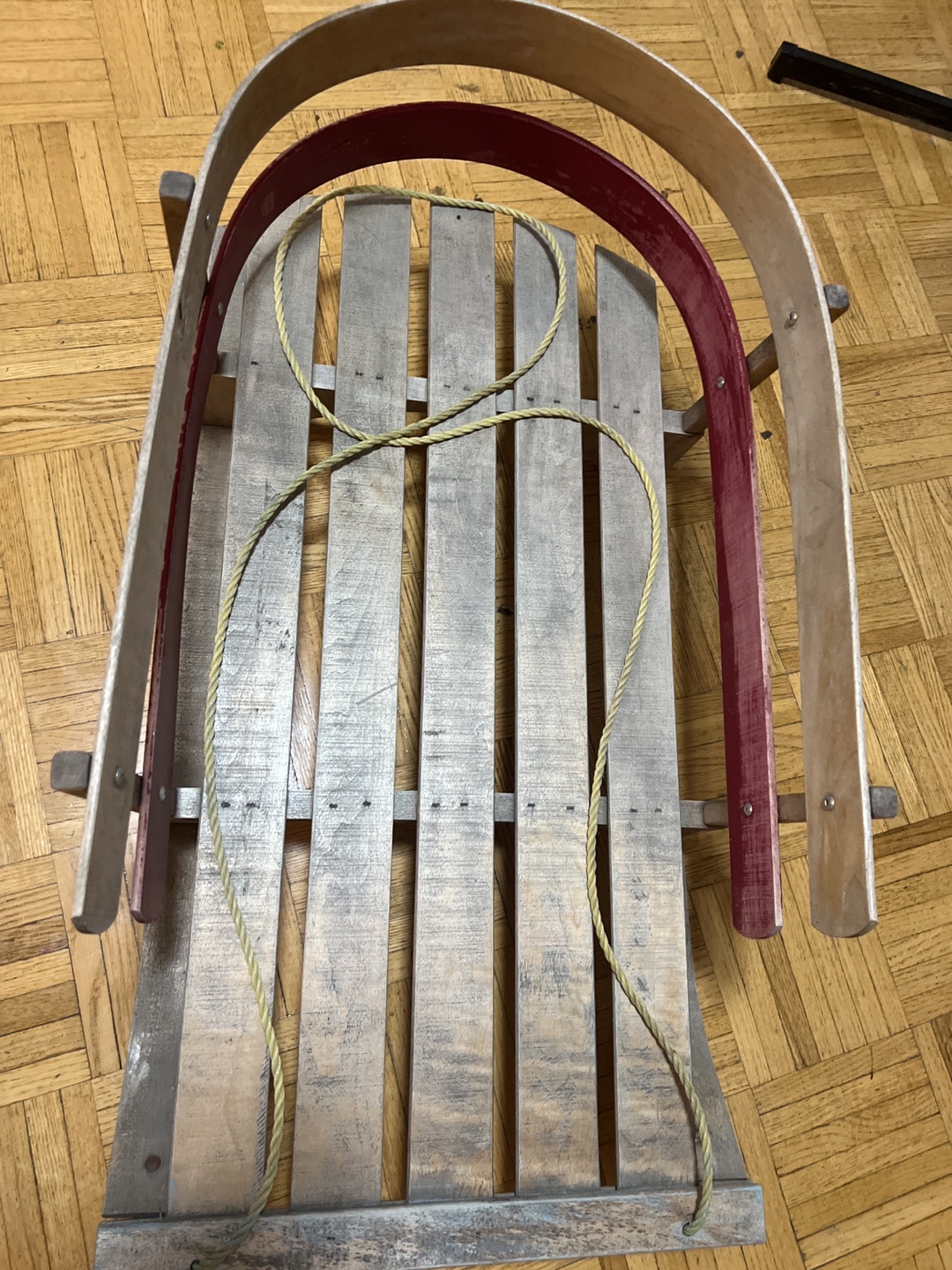 Vintage Wooden Sled