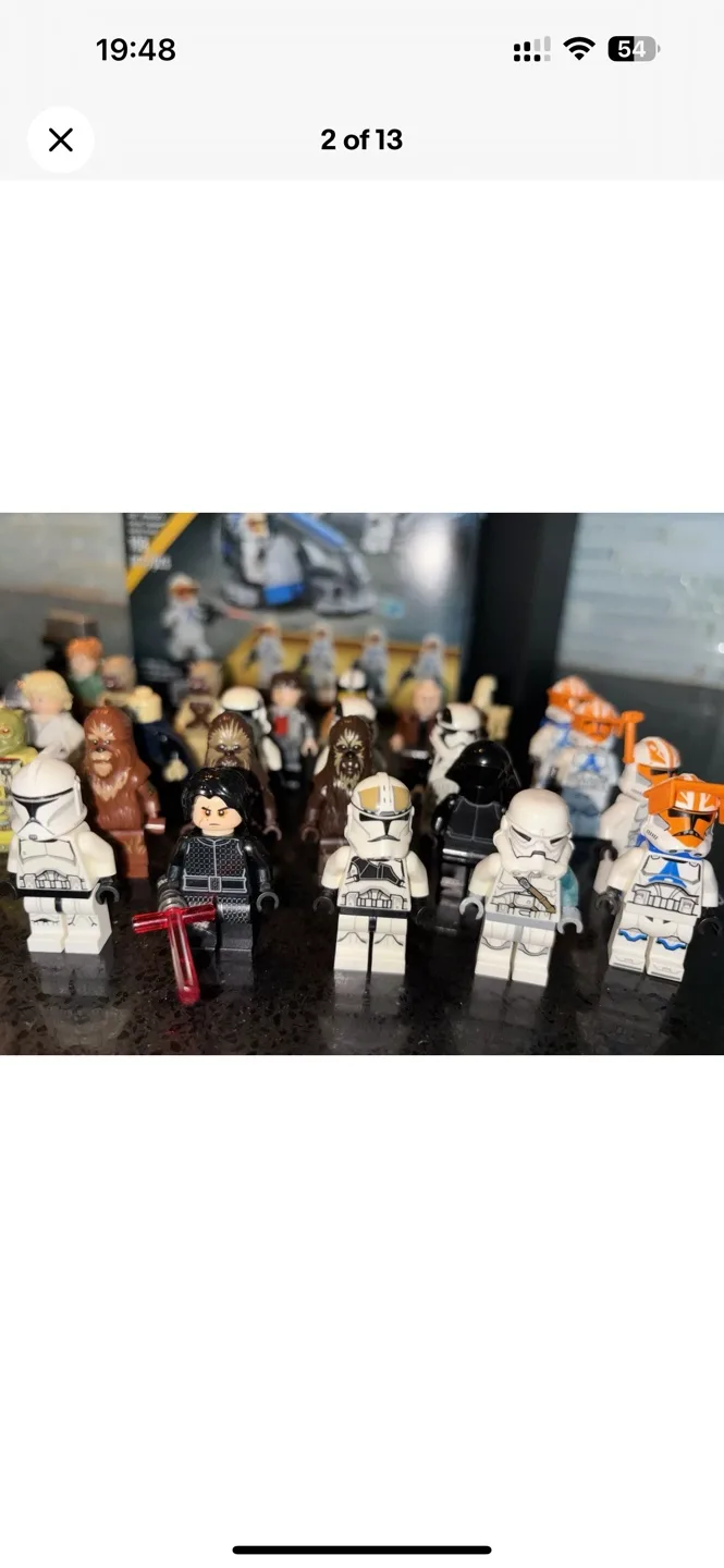 LEGO Star Wars RARE OLD Minifigures x35 image indicator(9)