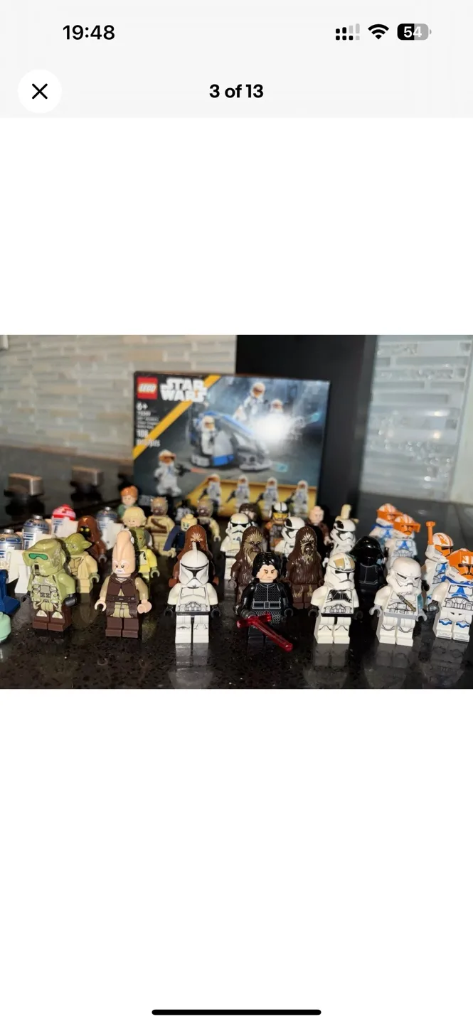 LEGO Star Wars RARE OLD Minifigures x35 image indicator(8)