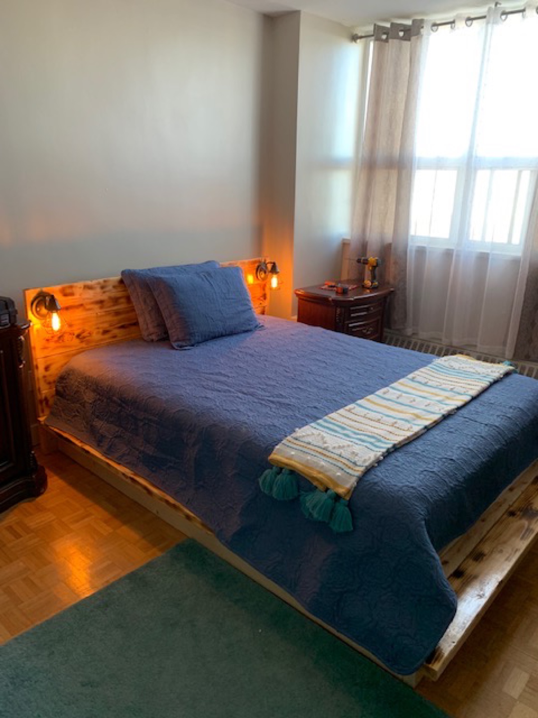 Queen Size Pallet Bed Frame