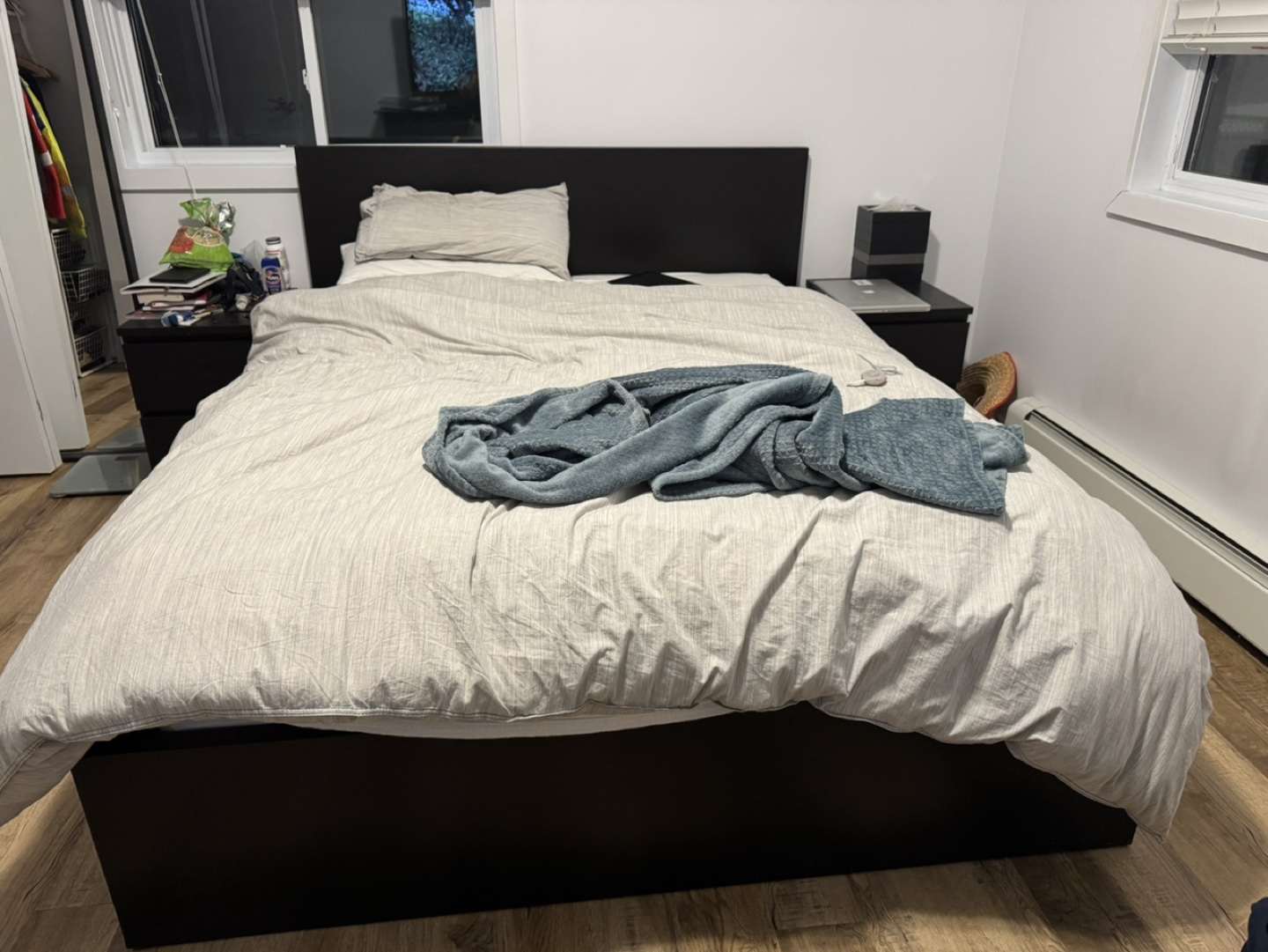 IKEA MALM Queen Bed Frame with 2 Drawers - photo 2