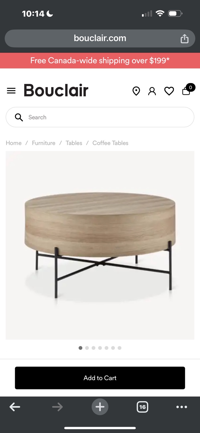 Bouclair Coffee Table - photo 2