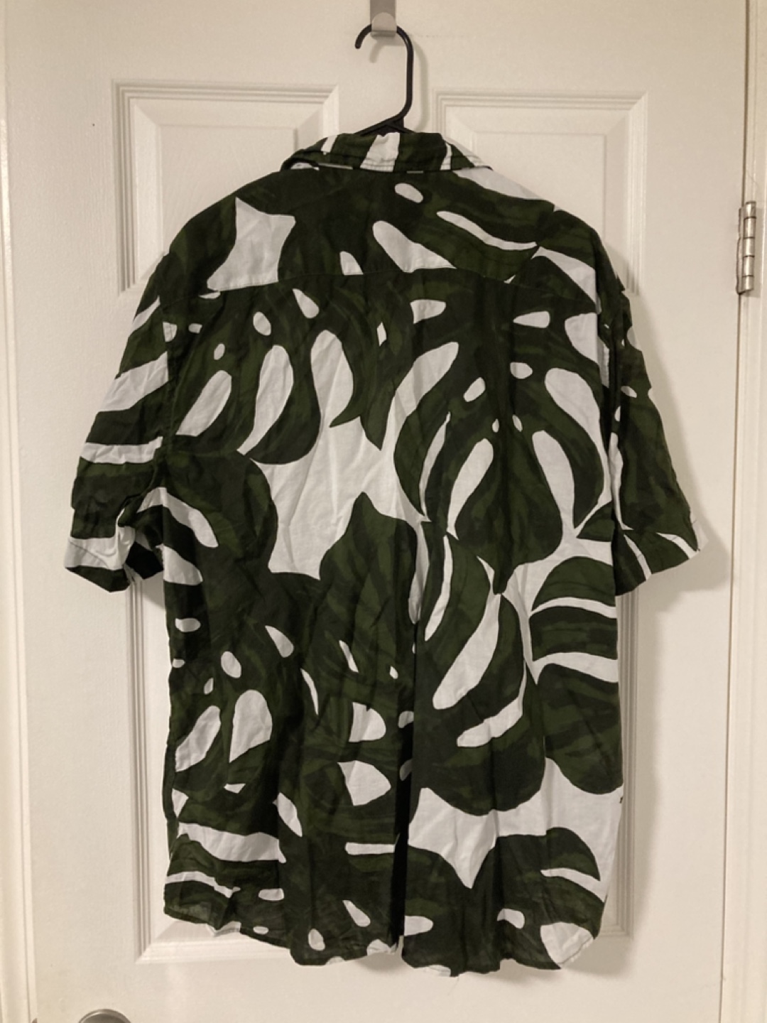 Men's Green and White Button-Up Shirt - photo 2