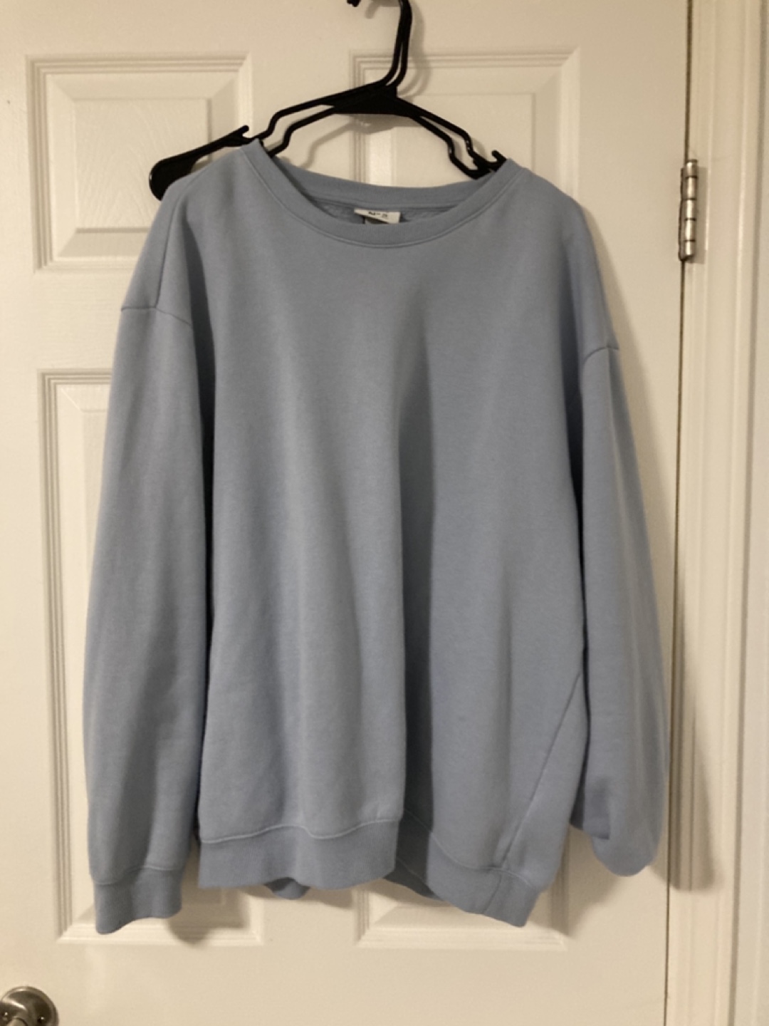Blue Fleece Crew Neck Sweatshirt