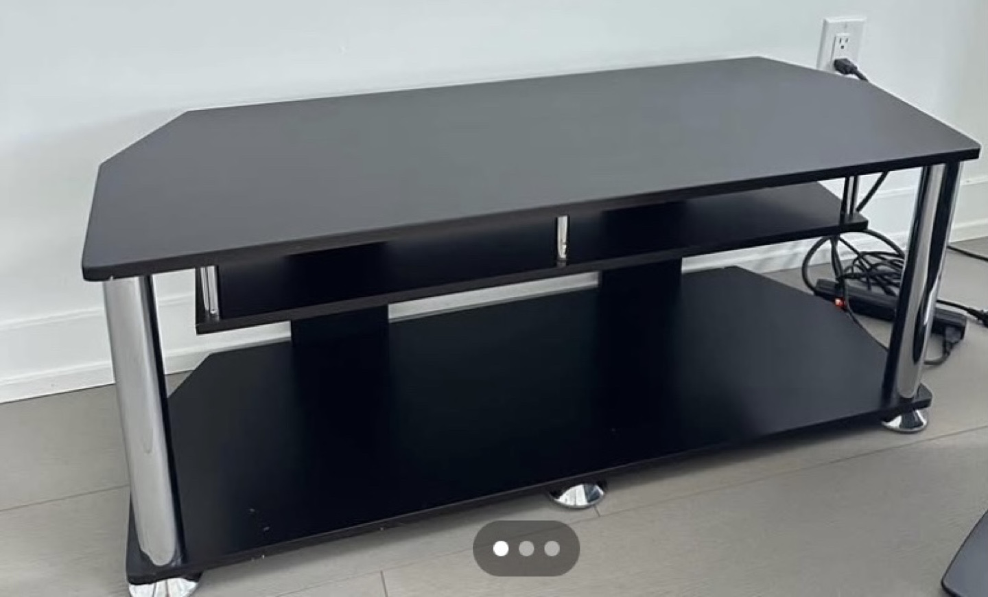 Black TV Stand