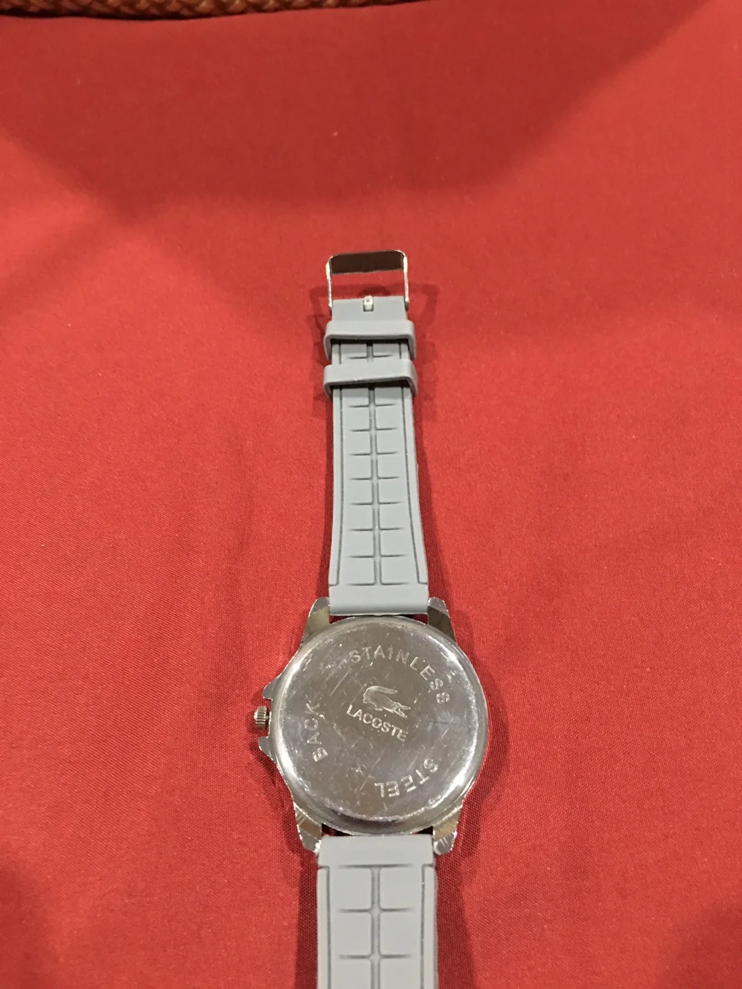 Lacoste Men's Watch with Grey Silicone Band image indicator(4)