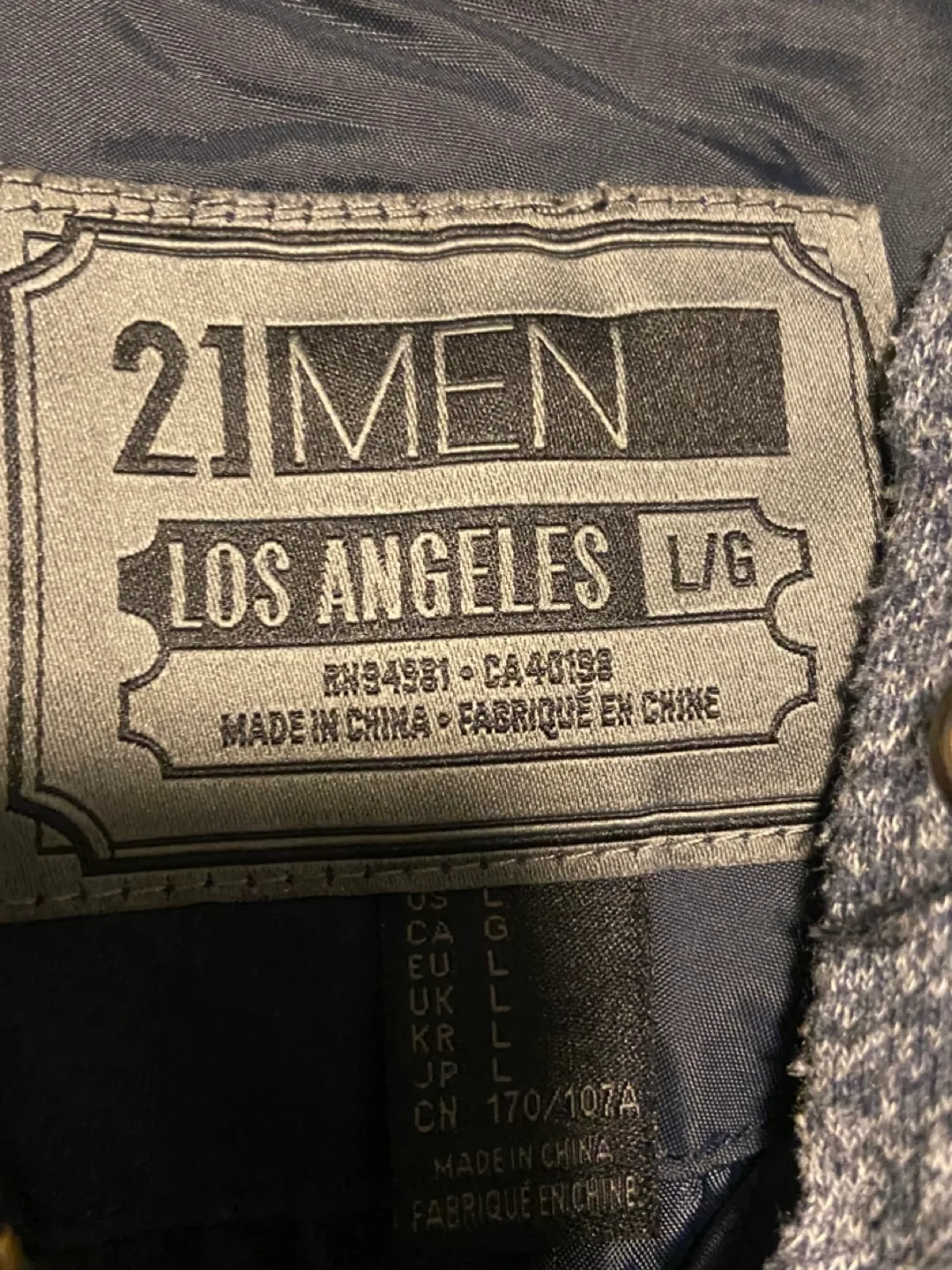 Men’s Sweater Jacket Size Large image indicator(2)