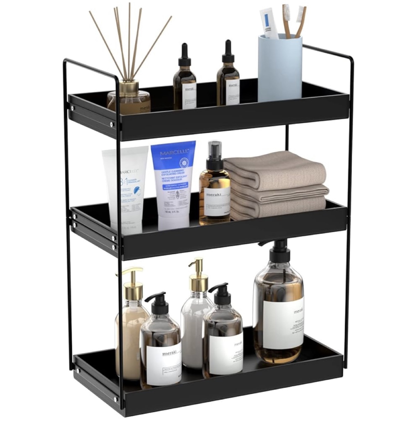 Black Metal 3-Tier organizer - photo 2