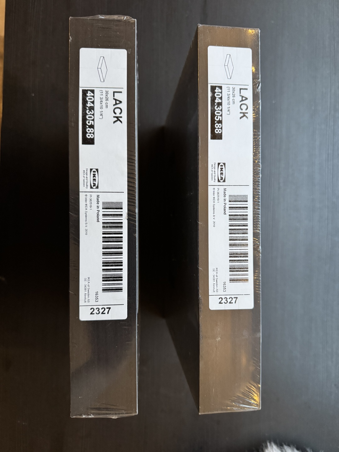 IKEA LACK Wall Shelf, Black-Brown, 2 pack - photo 3