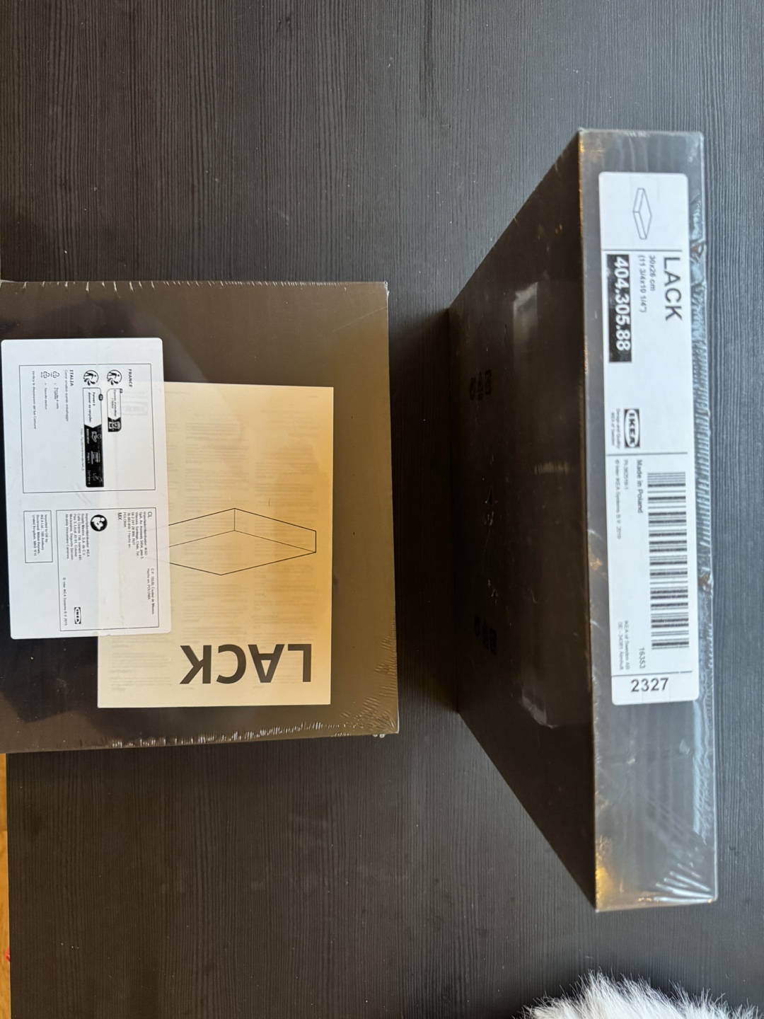 IKEA LACK Wall Shelf, Black-Brown, 2 pack - photo 2