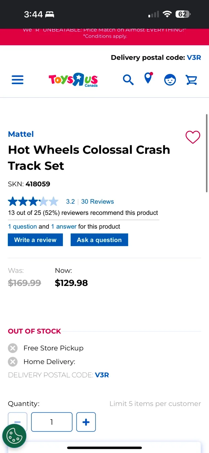 Hot Wheels Colossal Crash Track Set image indicator(4)