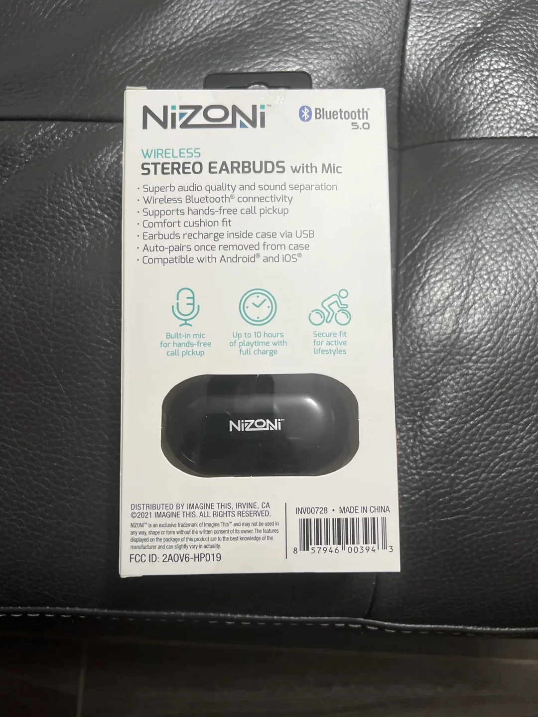 Nizoni Wireless Stereo Earbuds with Mic image indicator(2)